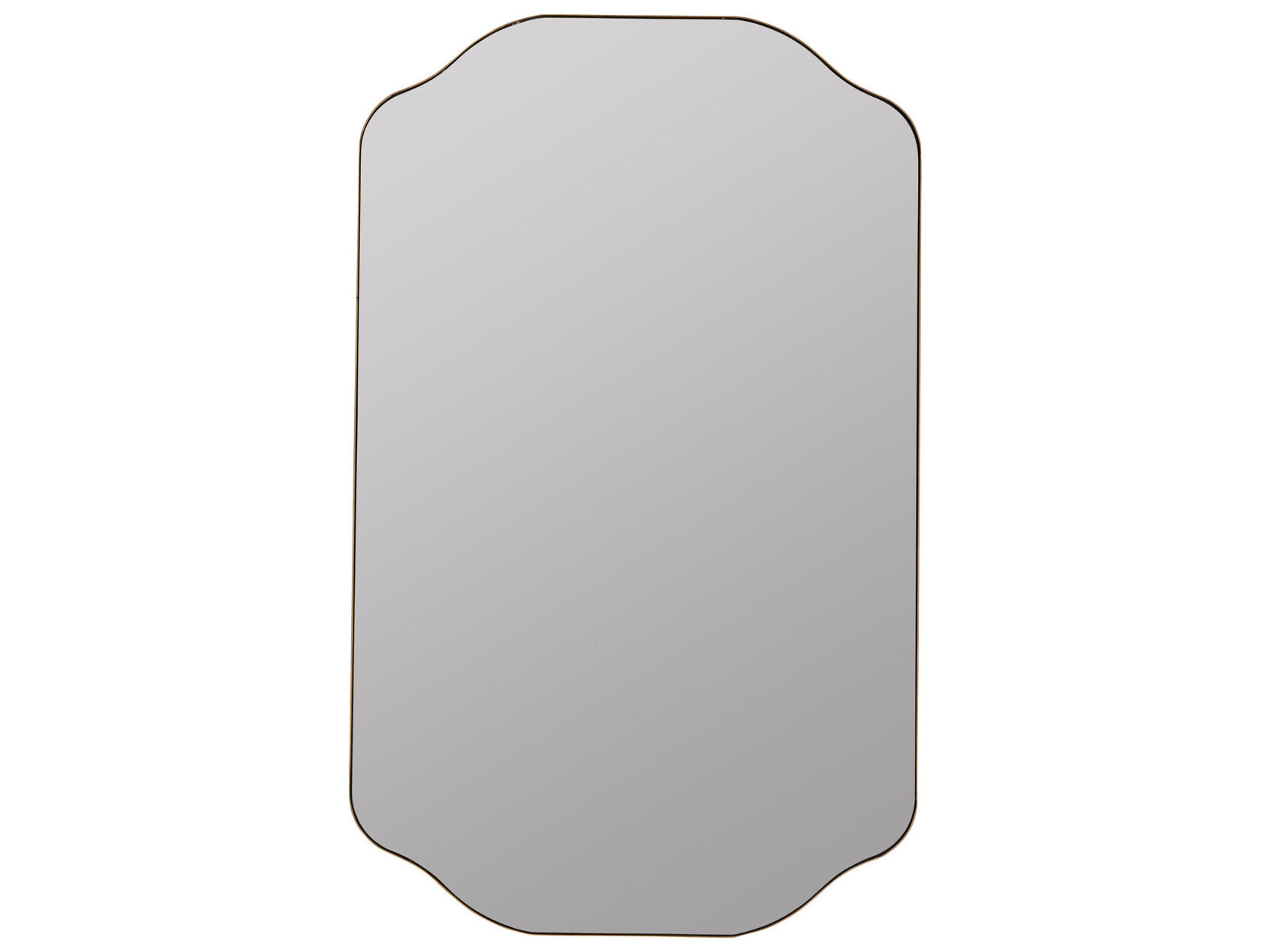 Henry Wall Mirror in Gold Metal