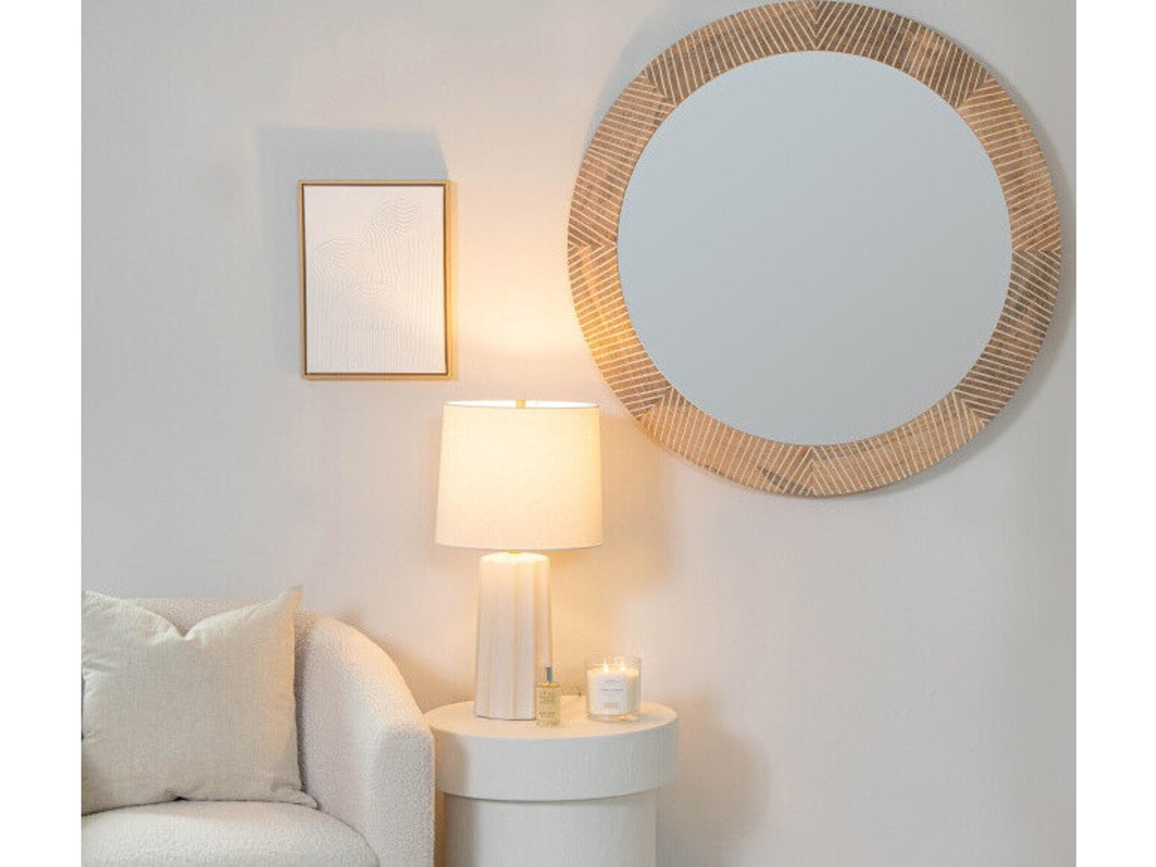 Cooper Classics Shelton Round Wall Mirror