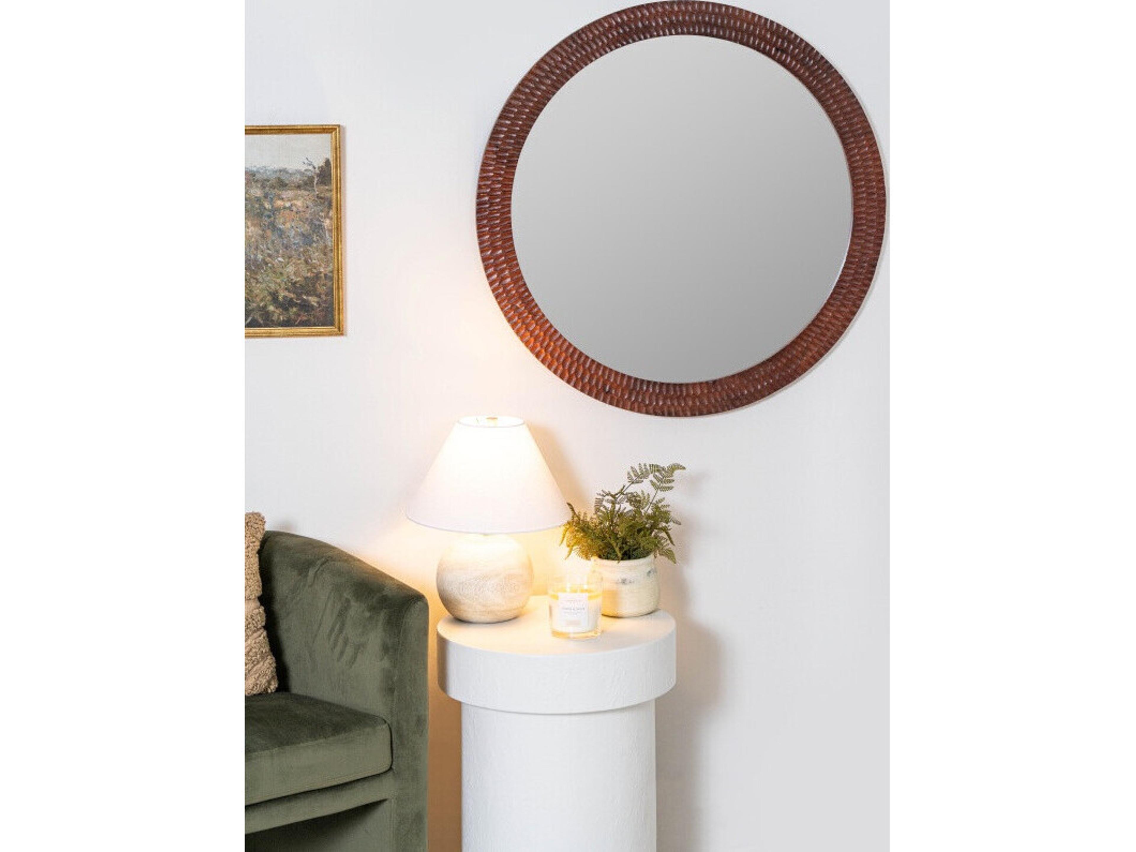 Cooper Classics Lanie Round Wall Mirror