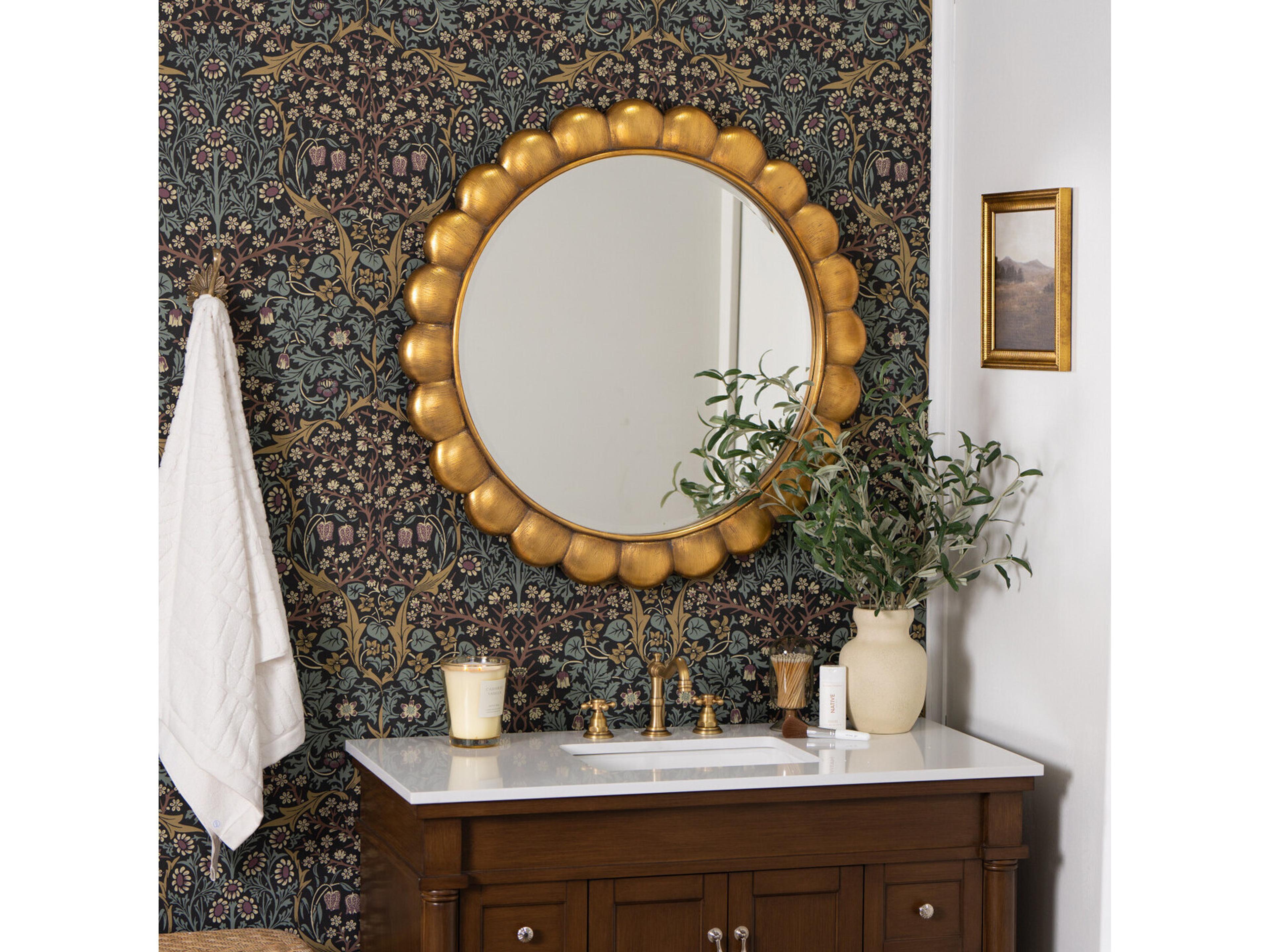 Cooper Classics Hattie Round Wall Mirror