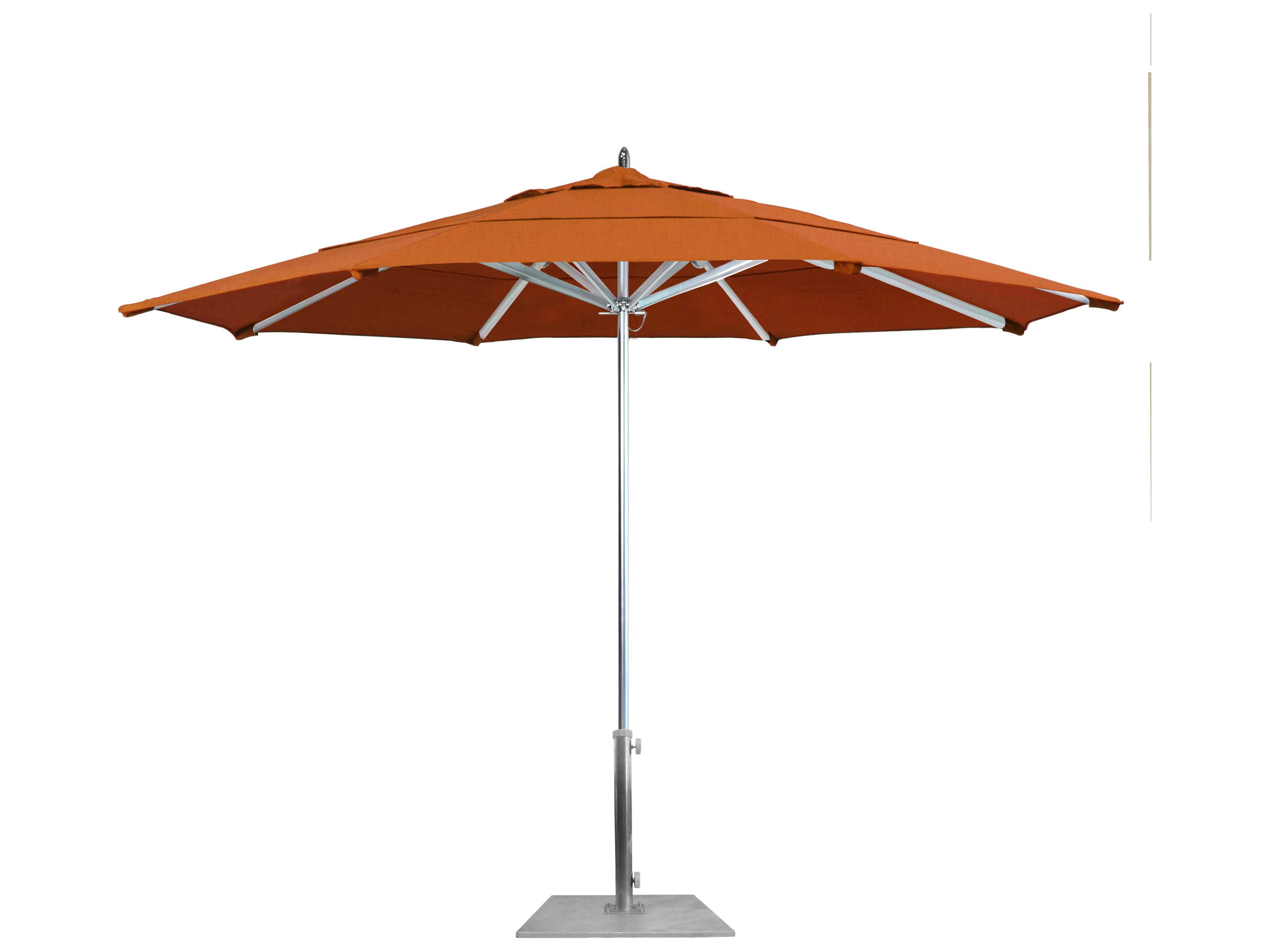 California Patio Umbrella Custom Rodeo Series 11 Foot Octagon Market Aluminum Patio Umbrella with Push Lift System