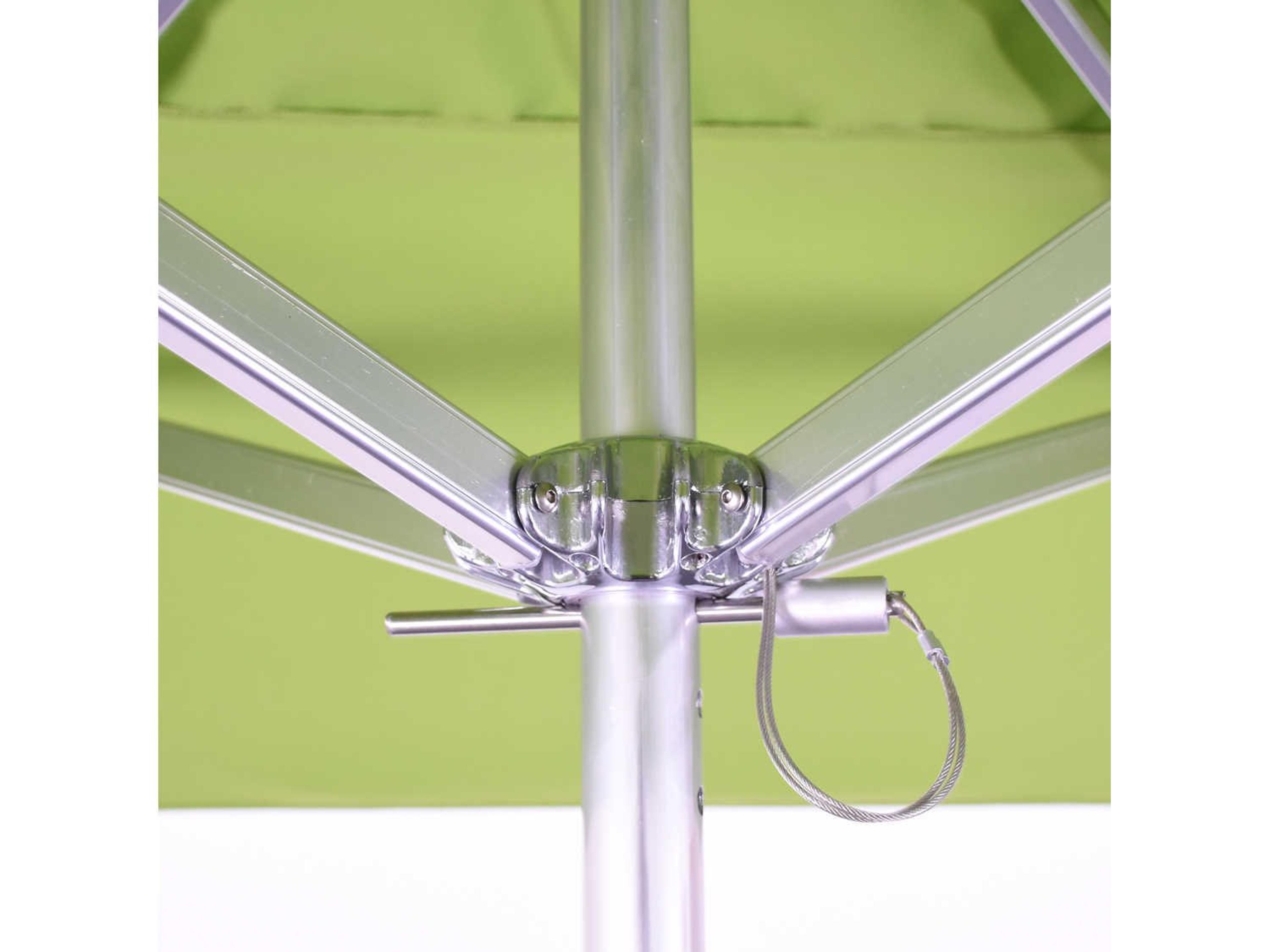 California Outdoor Umbrella Quick Ship Rodeo Series 6 Foot Square Market Aluminum Outdoor Umbrella with Push Lift System