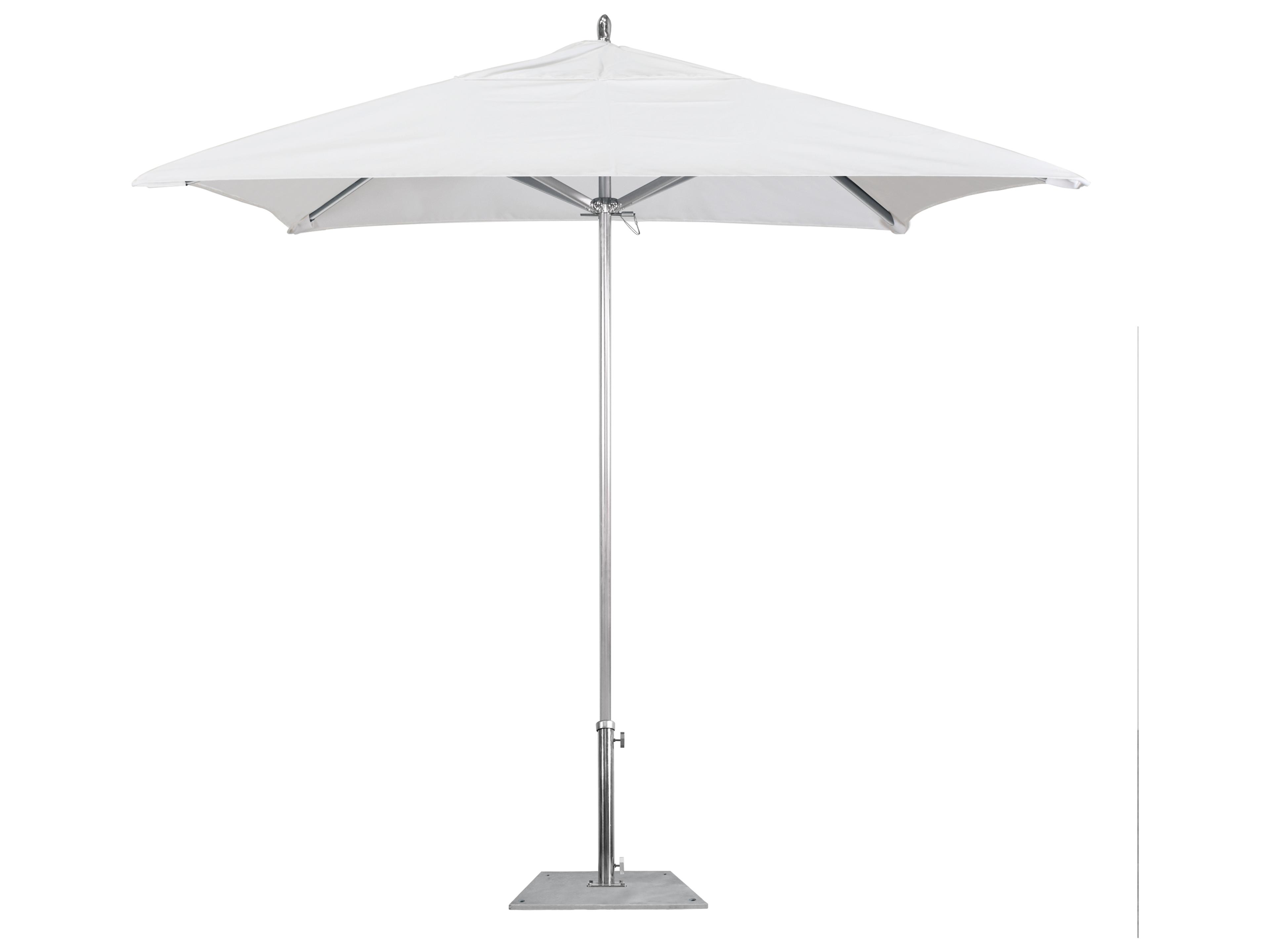 California Patio Umbrella Quick Ship Rodeo Series 7.5 Foot Square Push Up Lift Aluminum Patio Umbrella