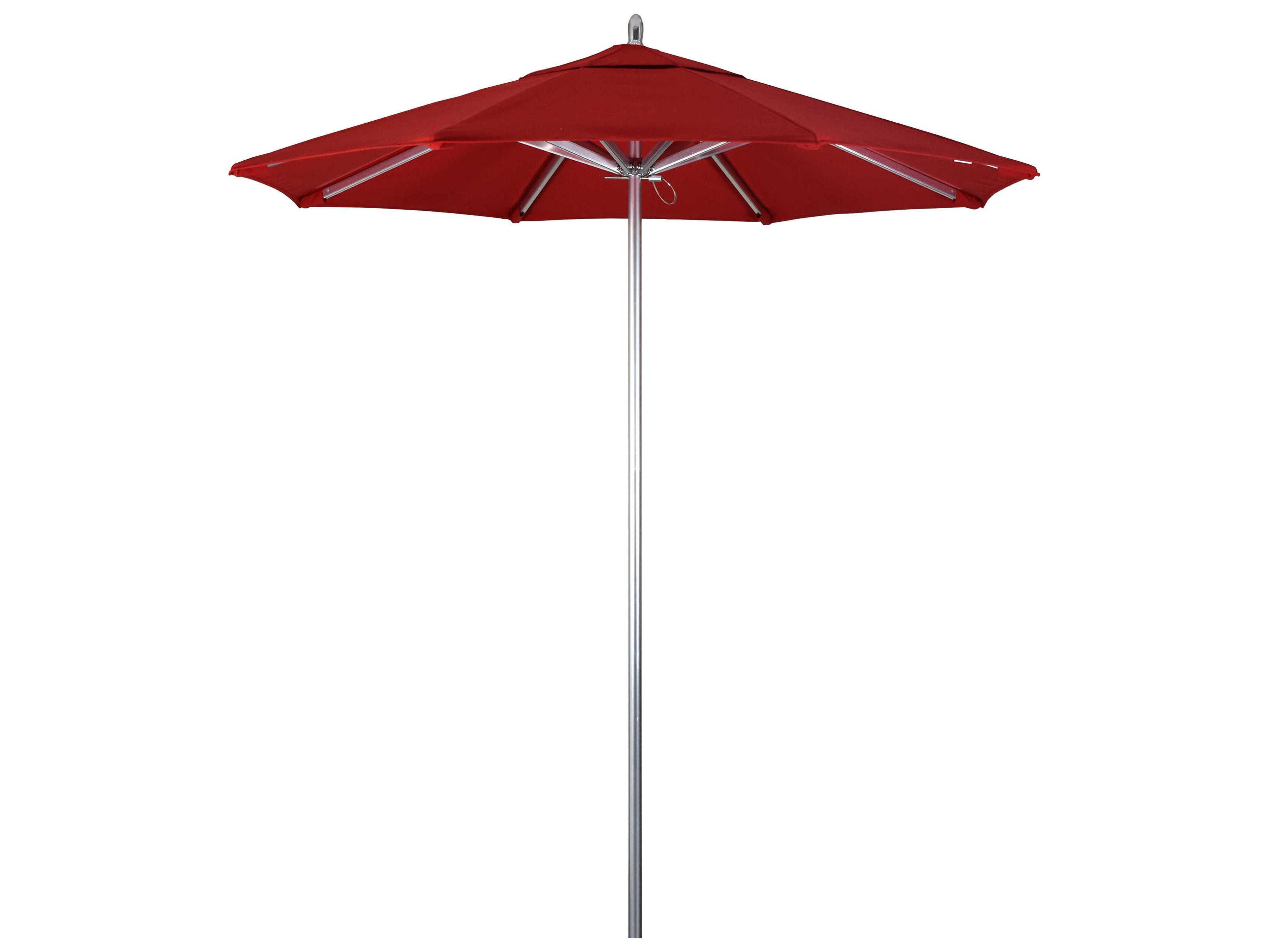 California Outdoor Patio Umbrella Quick Ship Rodeo Series 7.5 Foot Octagon Market Aluminum Outdoor Patio Umbrella with Push Lift System