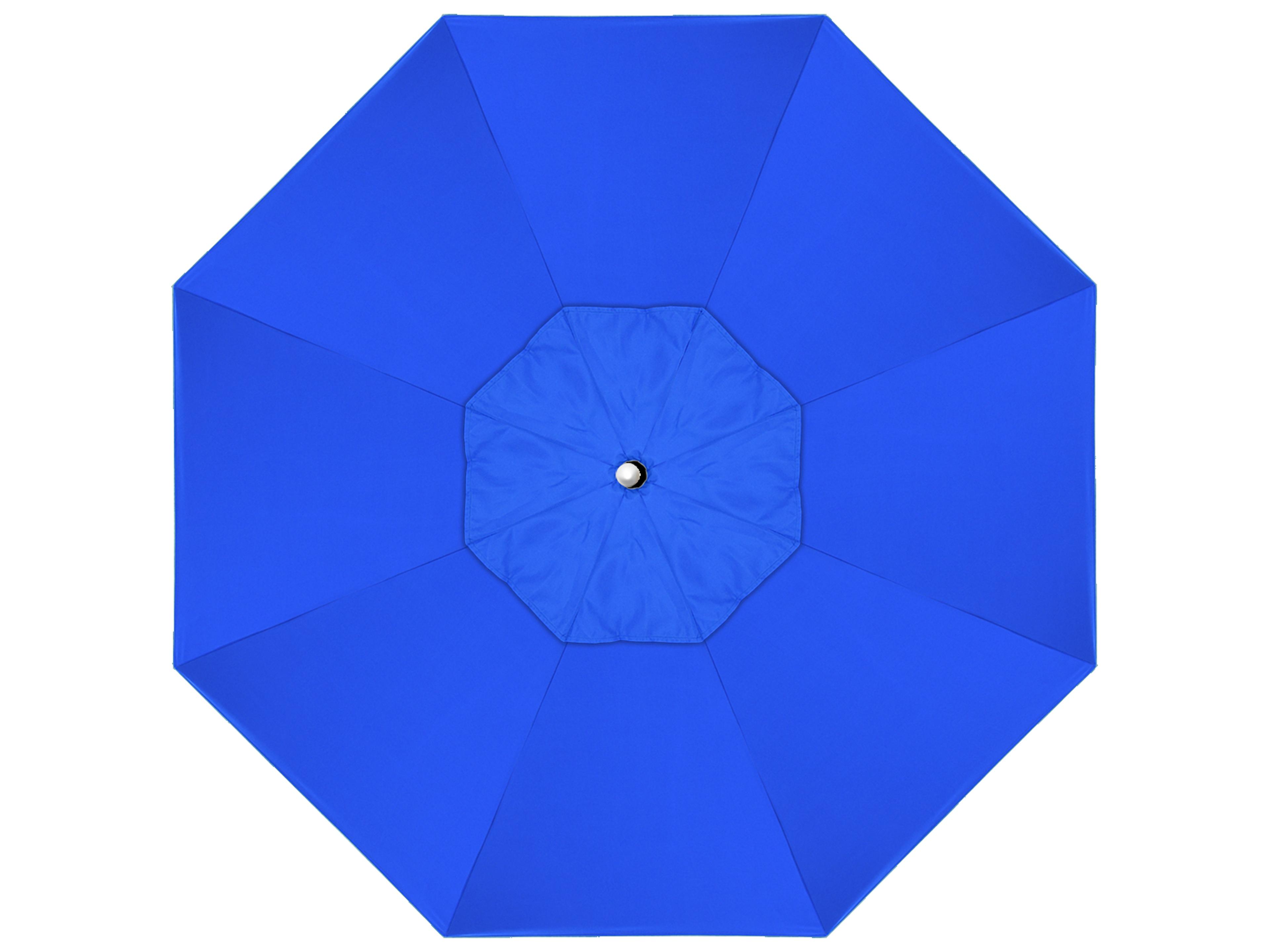 California Outdoor Patio Umbrella Quick Ship Newport Series Aluminum 9 Foot Octagon Pulley Lift Outdoor Patio Umbrella