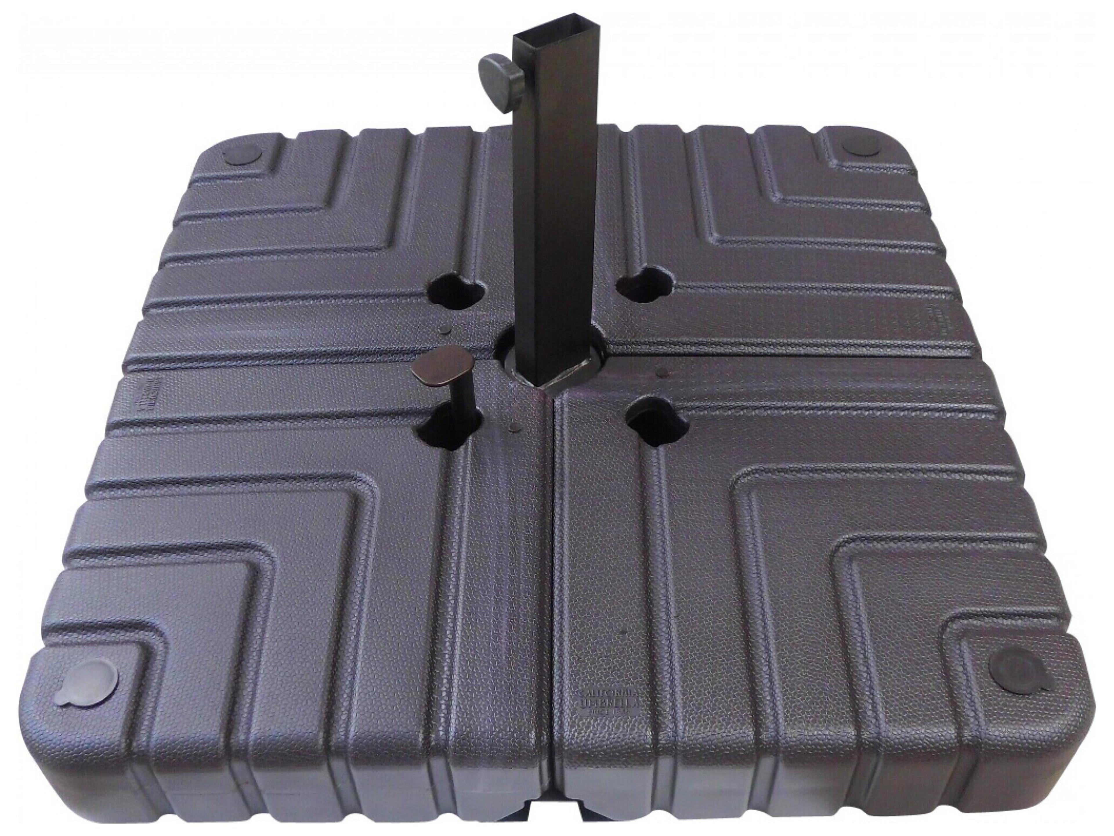 California Patio Umbrella Quick Ship Cali Series 11 Foot Octagon Cantilever Aluminum Patio Umbrella with Crank Lift System