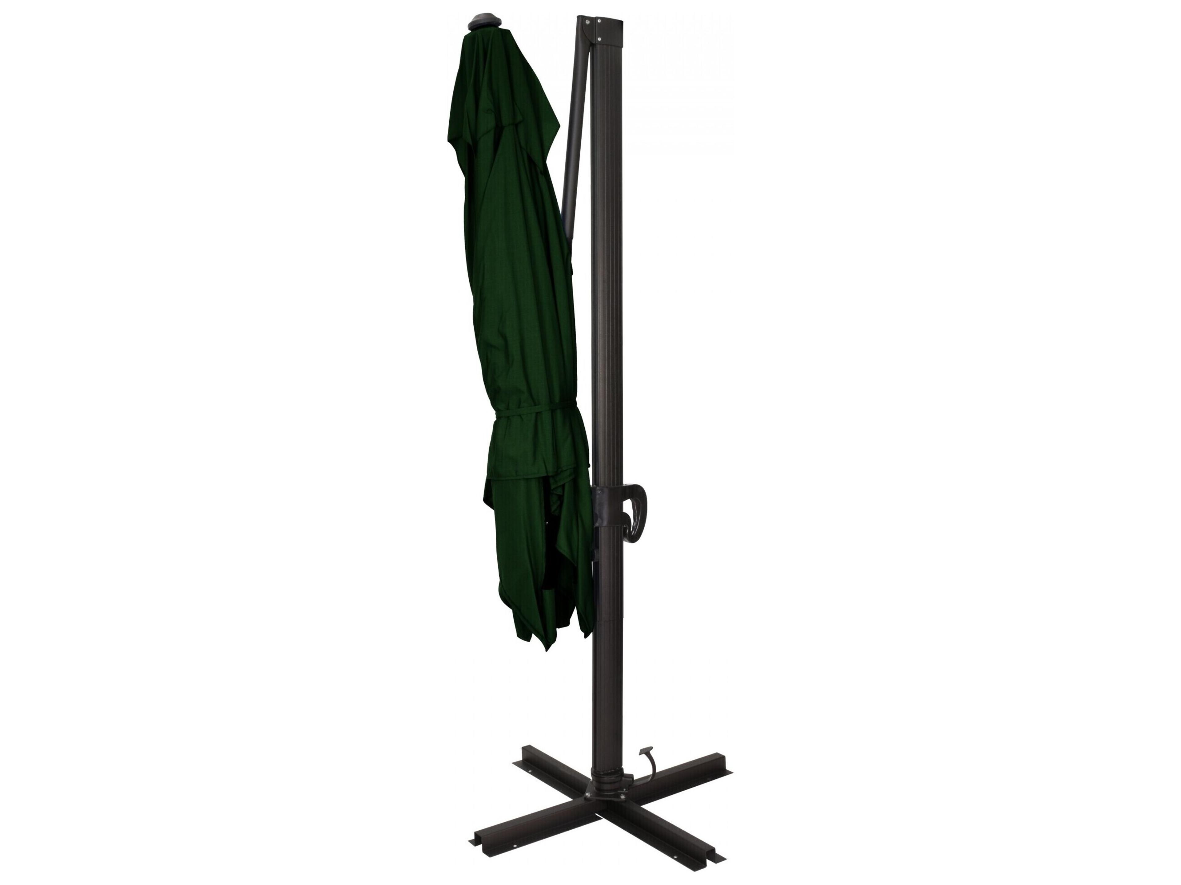 California Outdoor Patio Umbrella Quick Ship Casa Series Aluminum Cantilever 8.5 Foot Octagon Side Tilt Crank Lift Outdoor Patio Umbrella