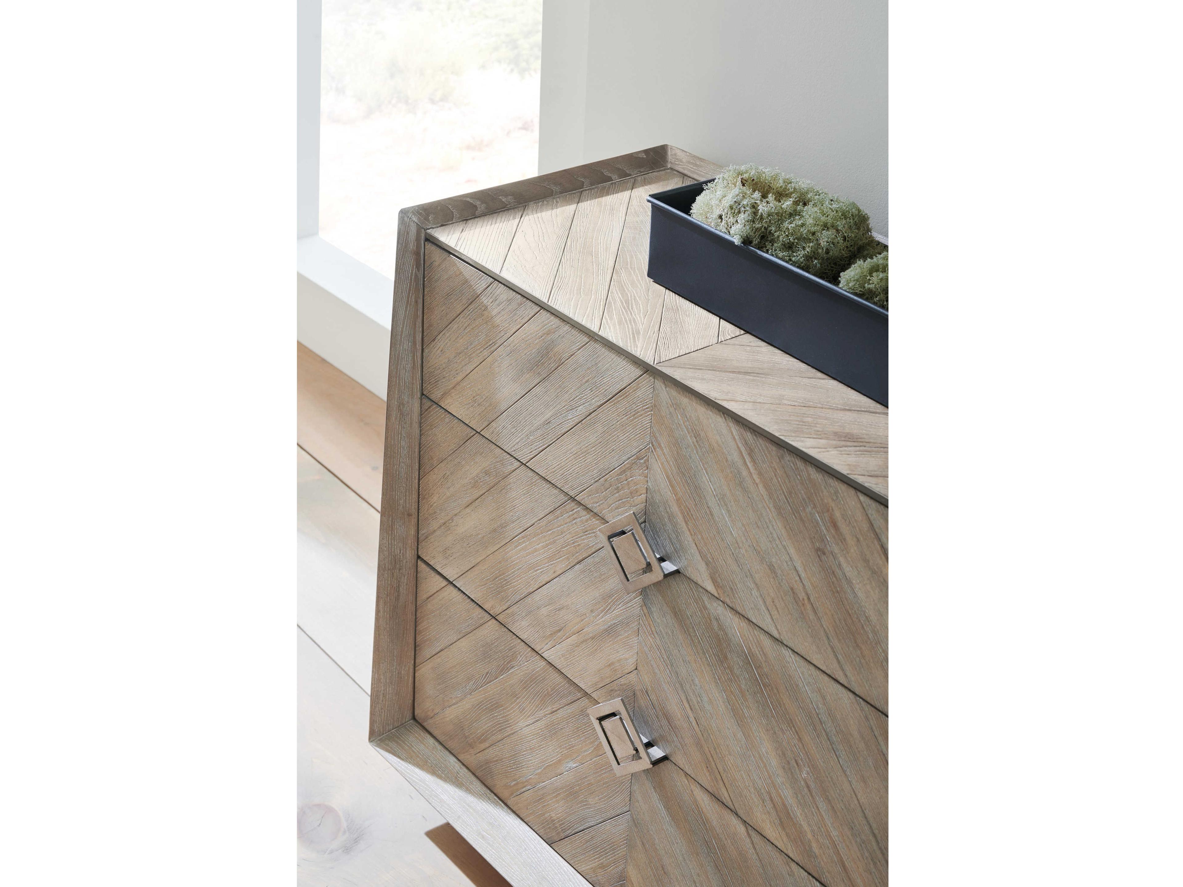 Caracole Classic Naturally 6-Drawers Brown Ash Wood Double Dresser