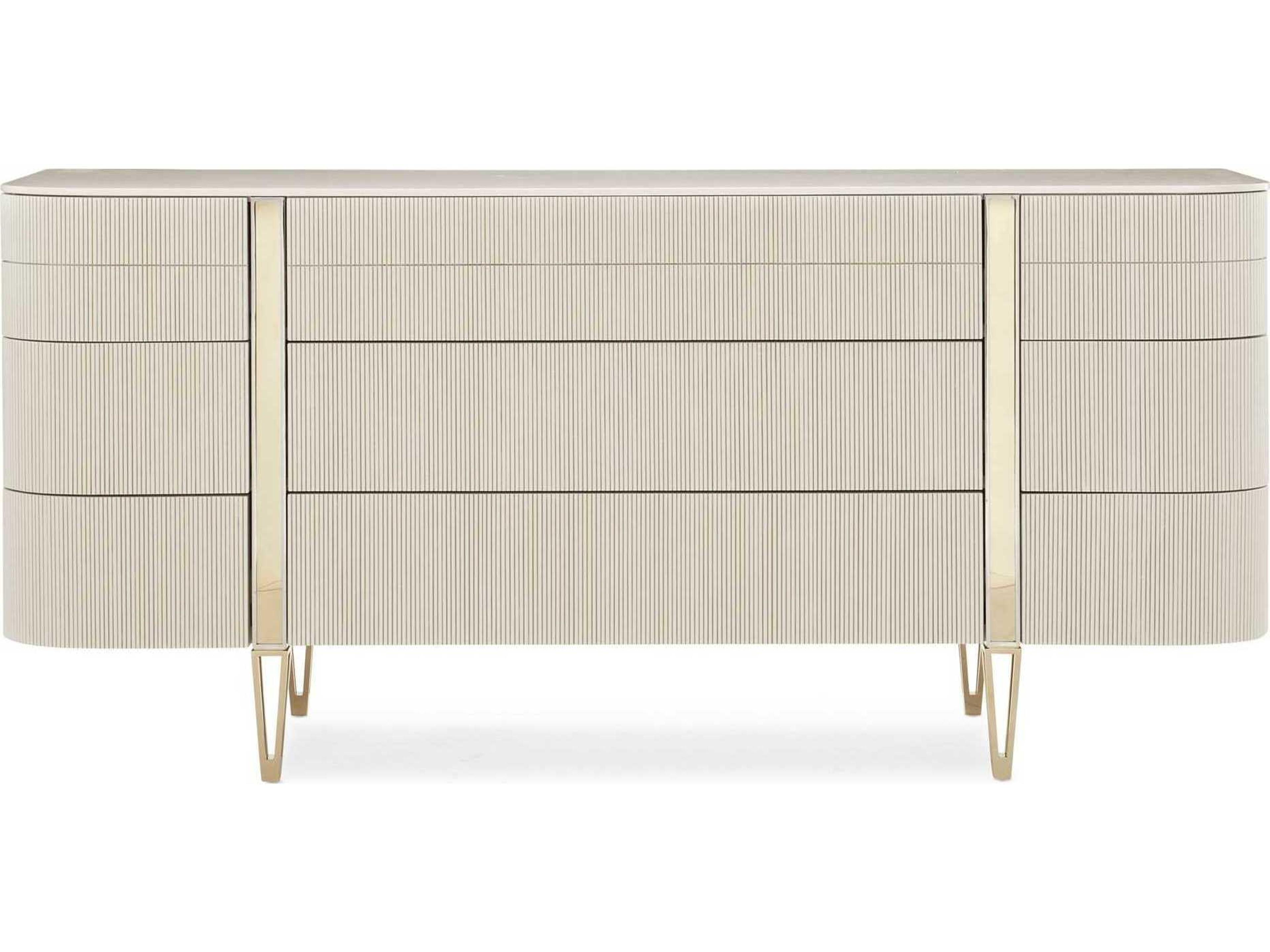 Caracole Classic Love at First Sight 9-Drawers White Dresser
