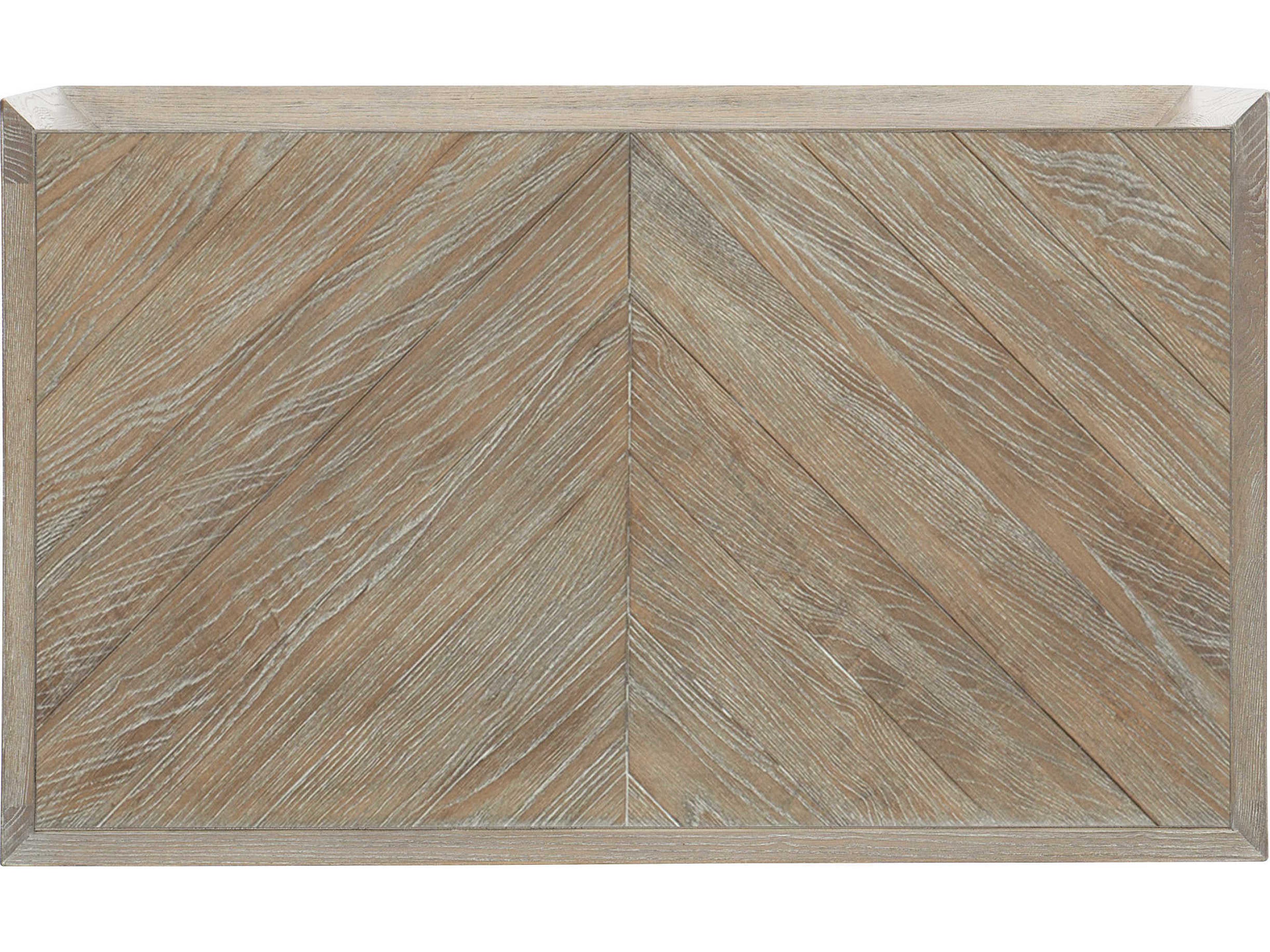 Caracole Classic Crossed Purposes 3-Drawers Brown Nightstand