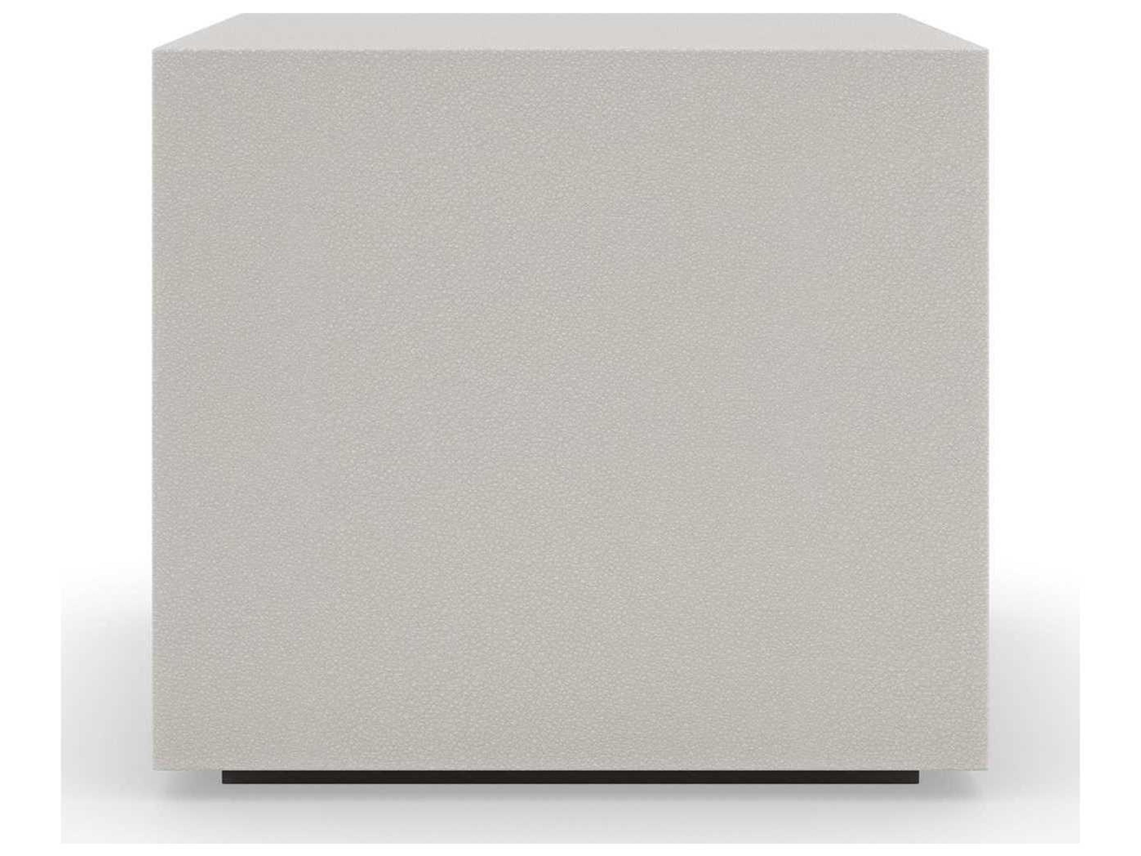 Caracole Classic Solid Ground 20" Square Wood Almost Black Coffee Table