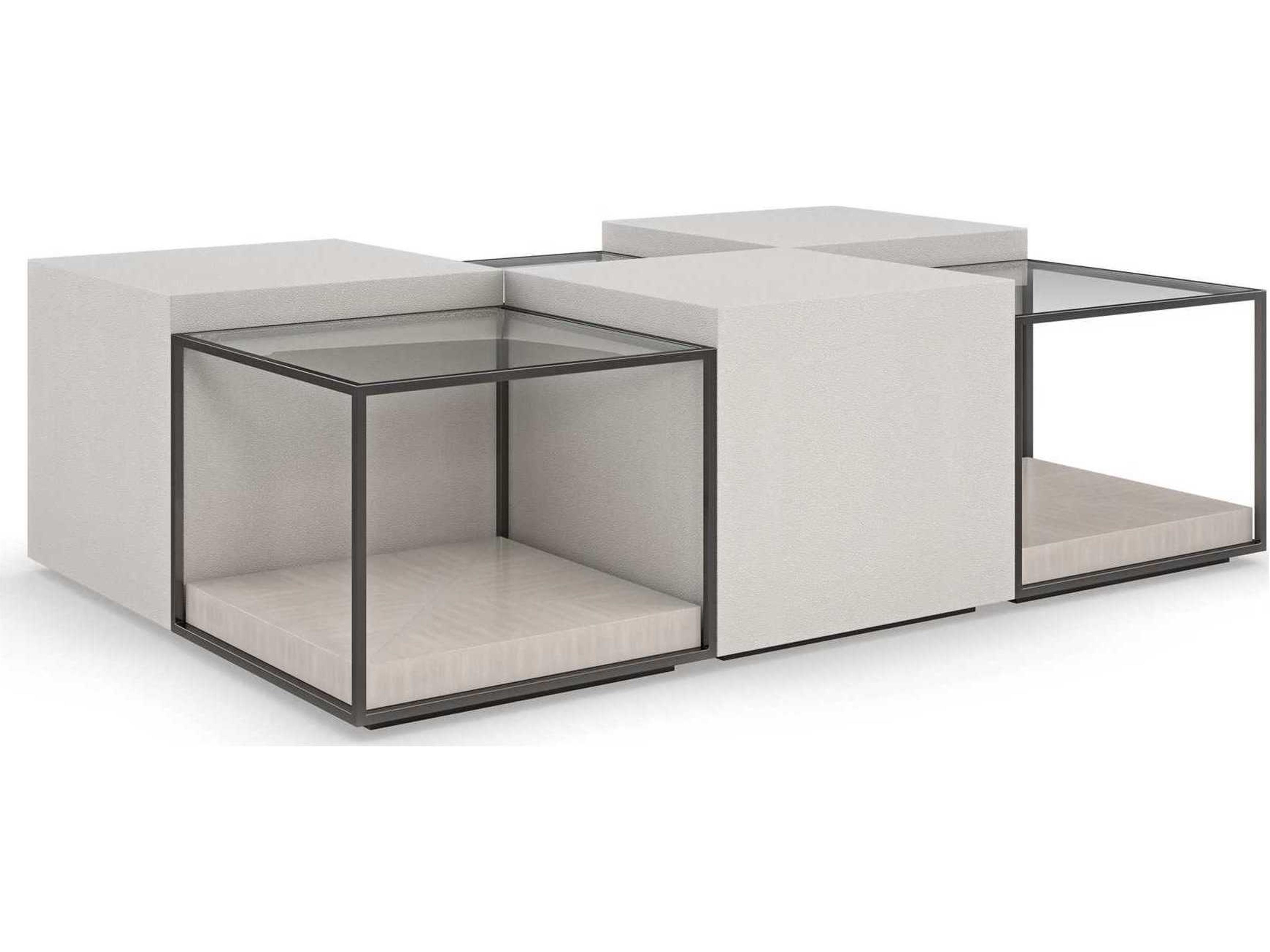 Caracole Classic Solid Ground 20" Square Wood Almost Black Coffee Table