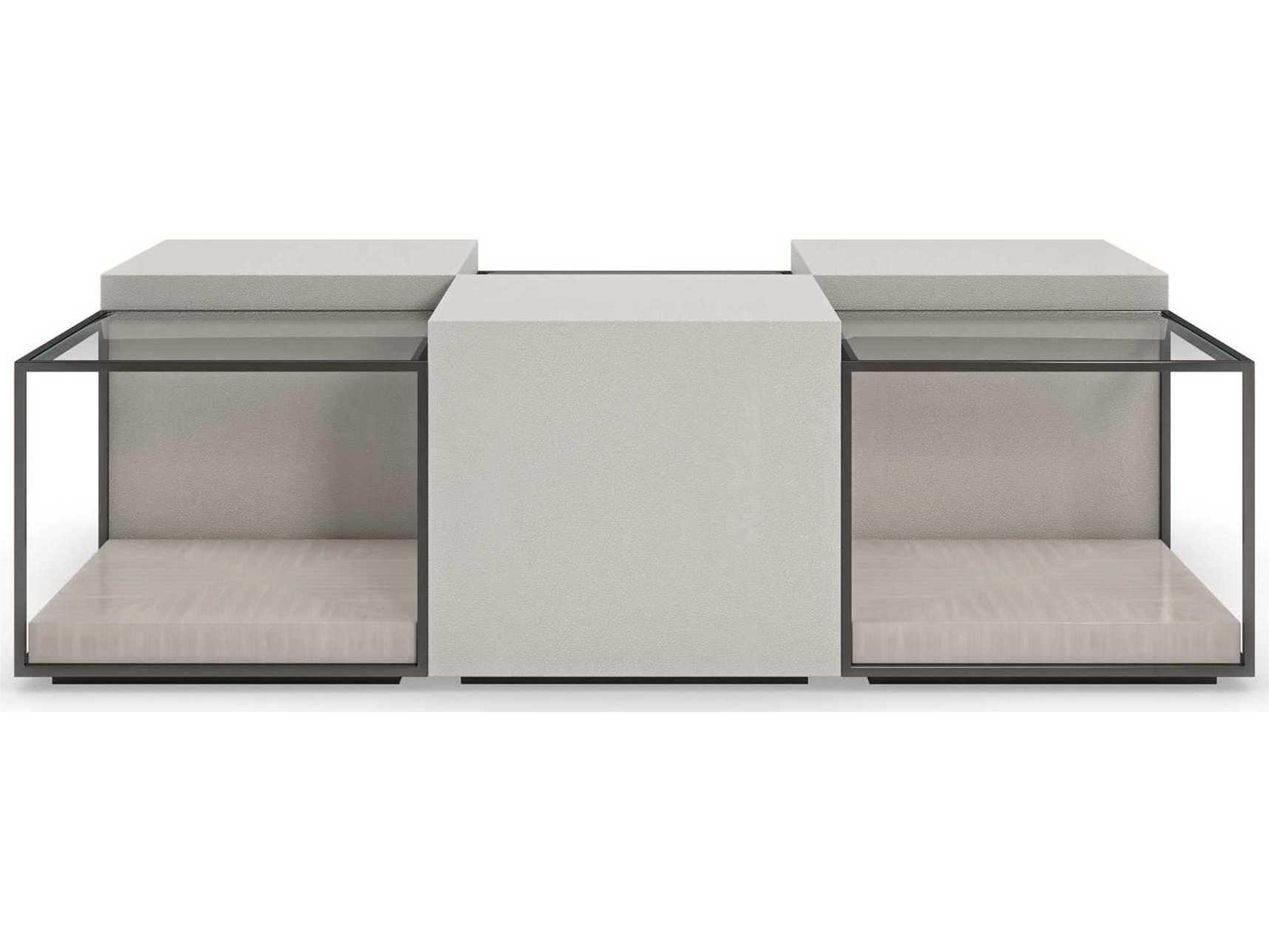 Caracole Classic Solid Ground 20" Square Wood Almost Black Coffee Table