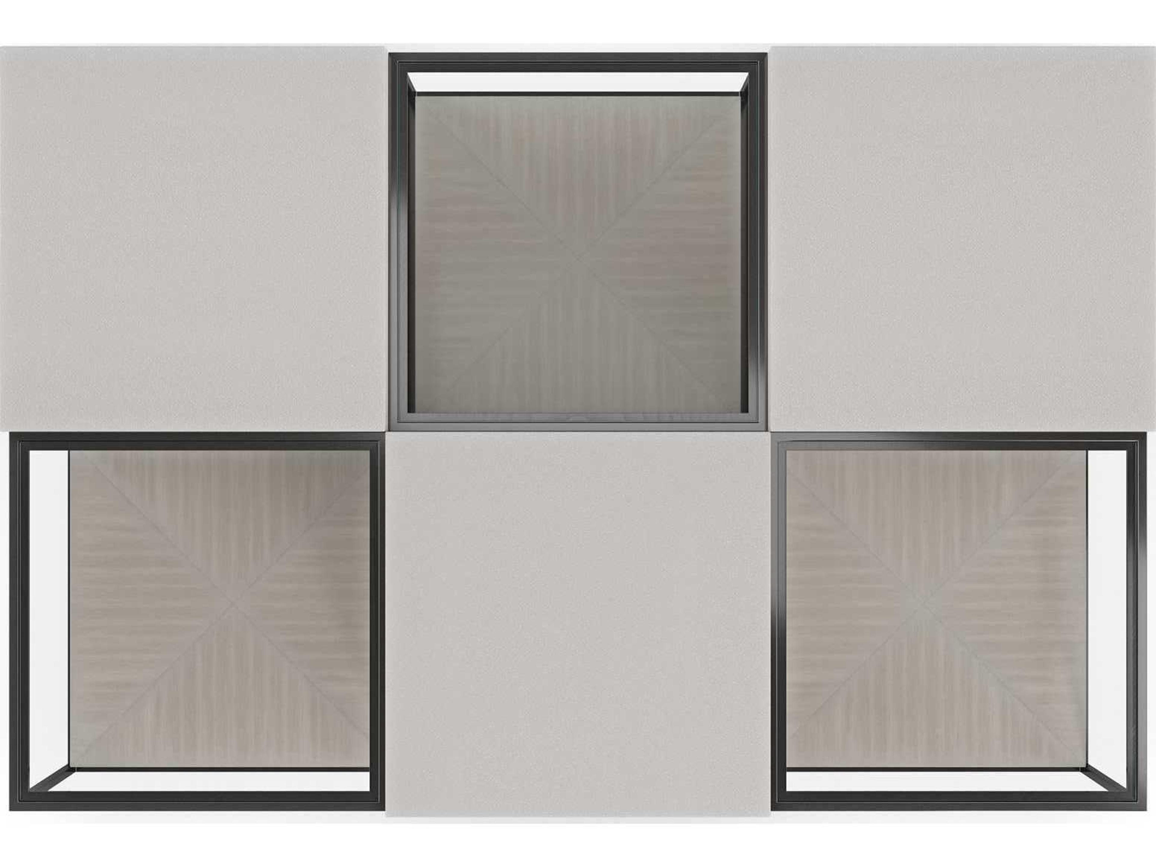 Caracole Classic Solid Ground 20" Square Wood Almost Black Coffee Table