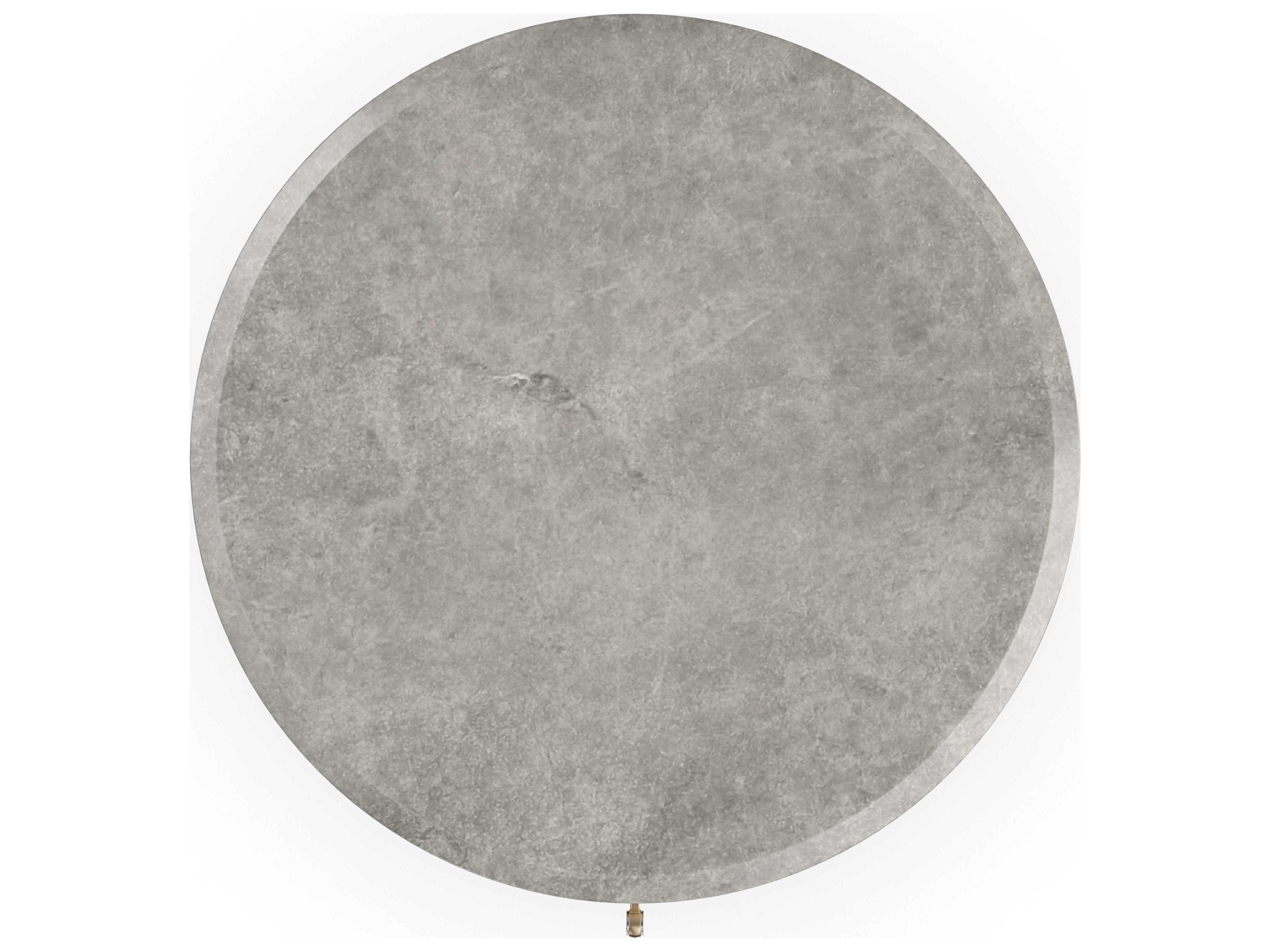 Caracole Classic Hang Round 3-Drawers White Birch Wood Nightstand