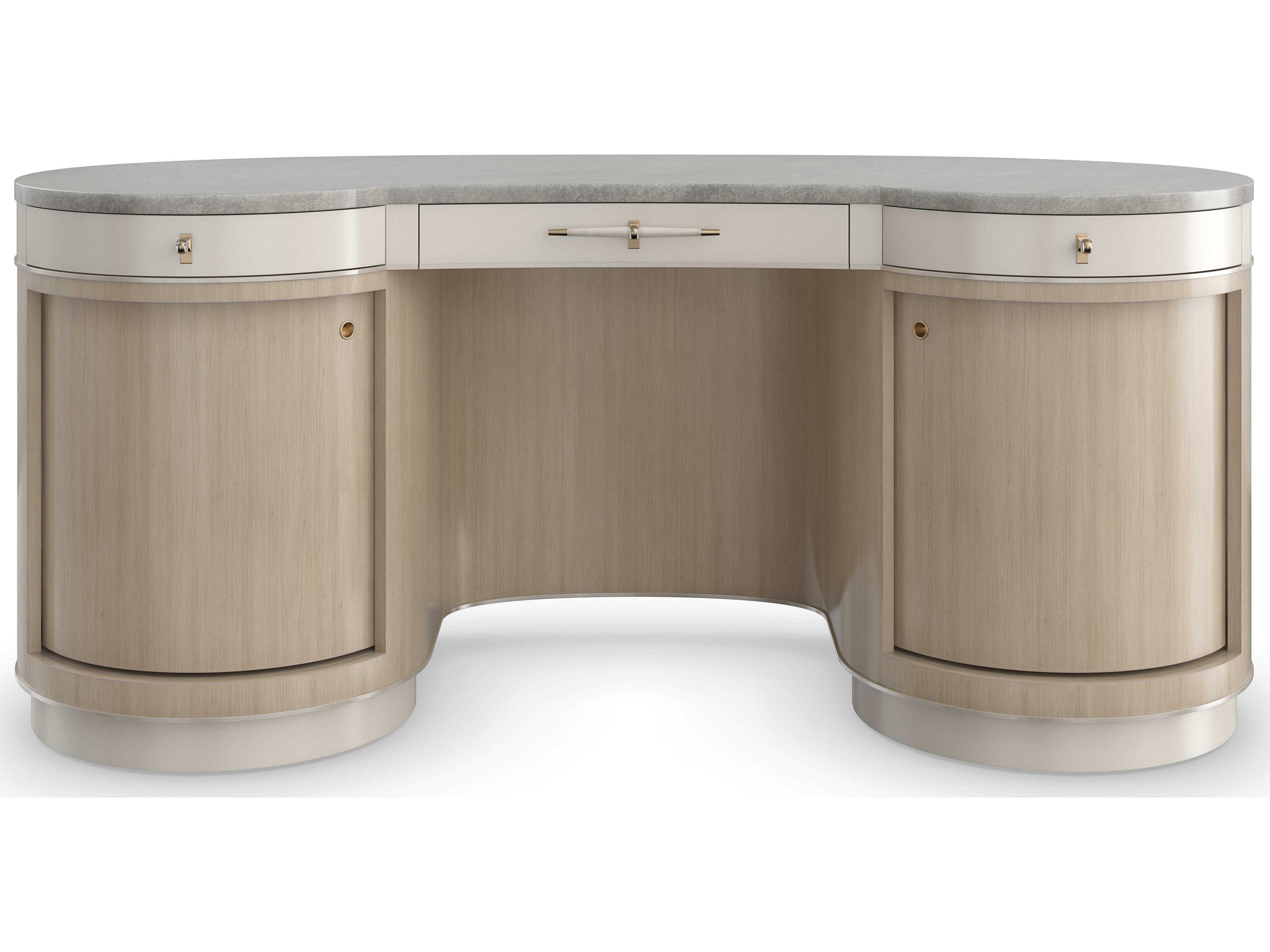 Caracole Classic Vanity Fair Poplar Wood Vanity Table