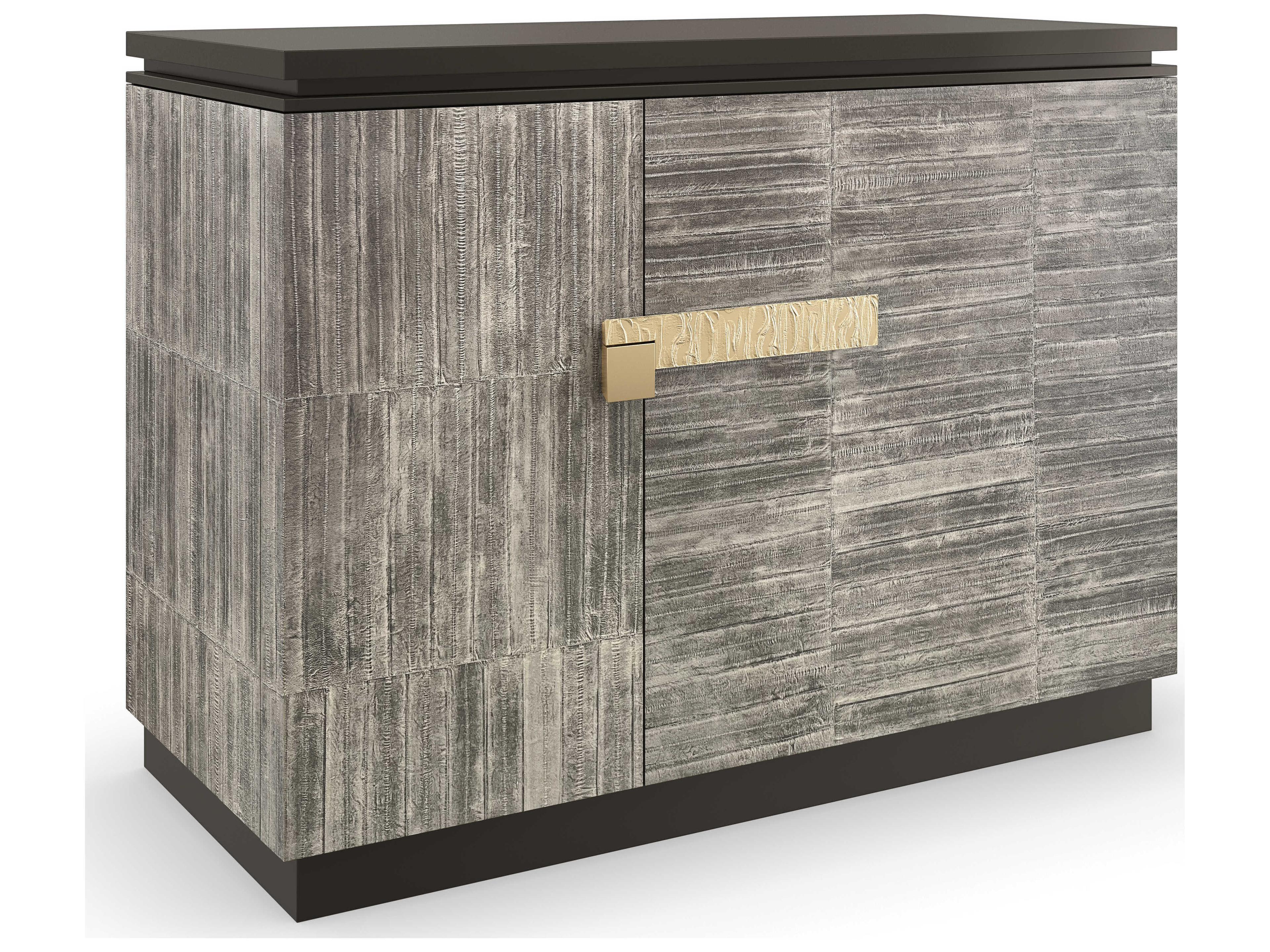 Classic Nigiri Gray Poplar Wood Accent Chest