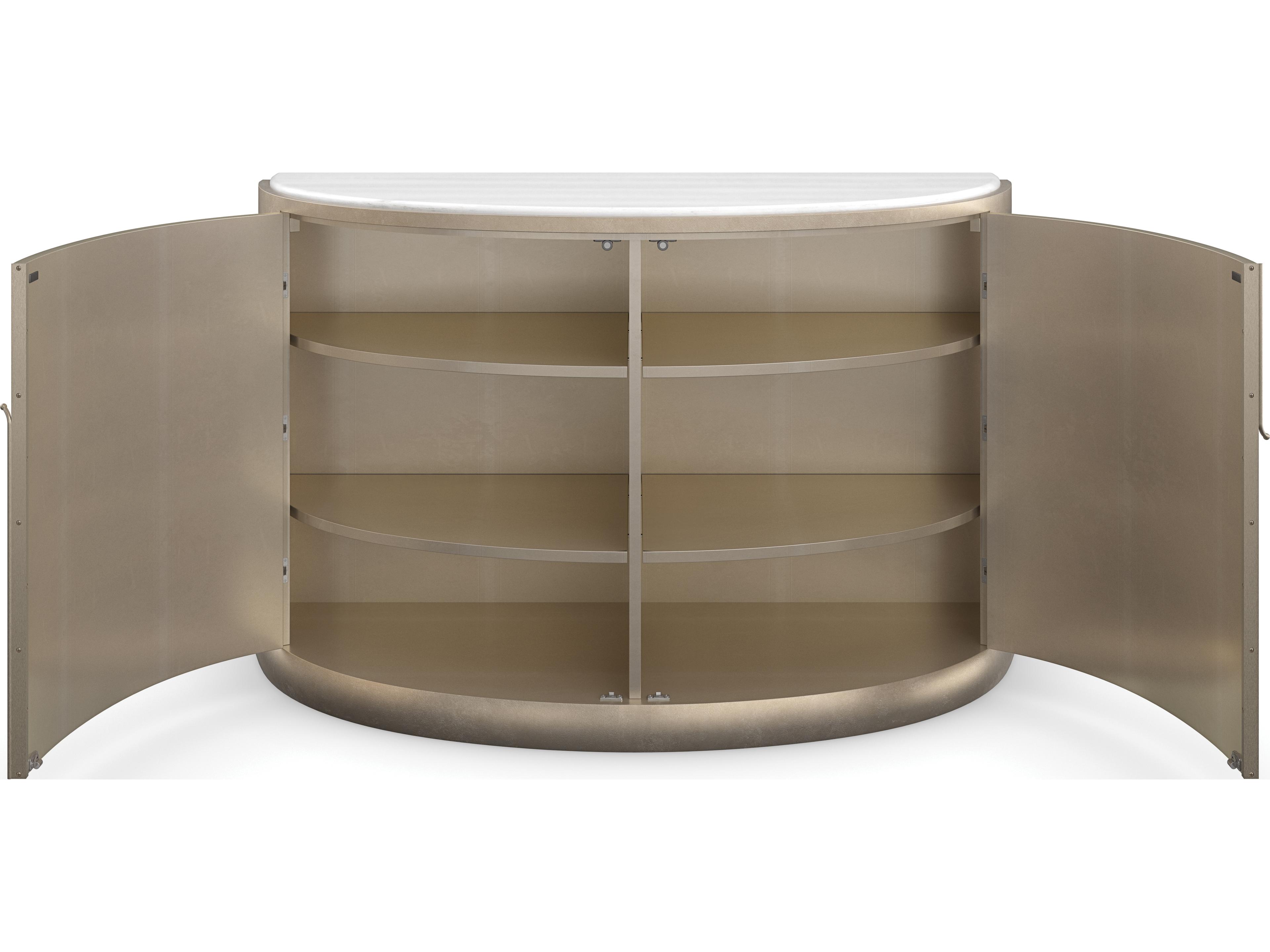 Caracole Classic Meridian 54" Birch Wood Sideboard