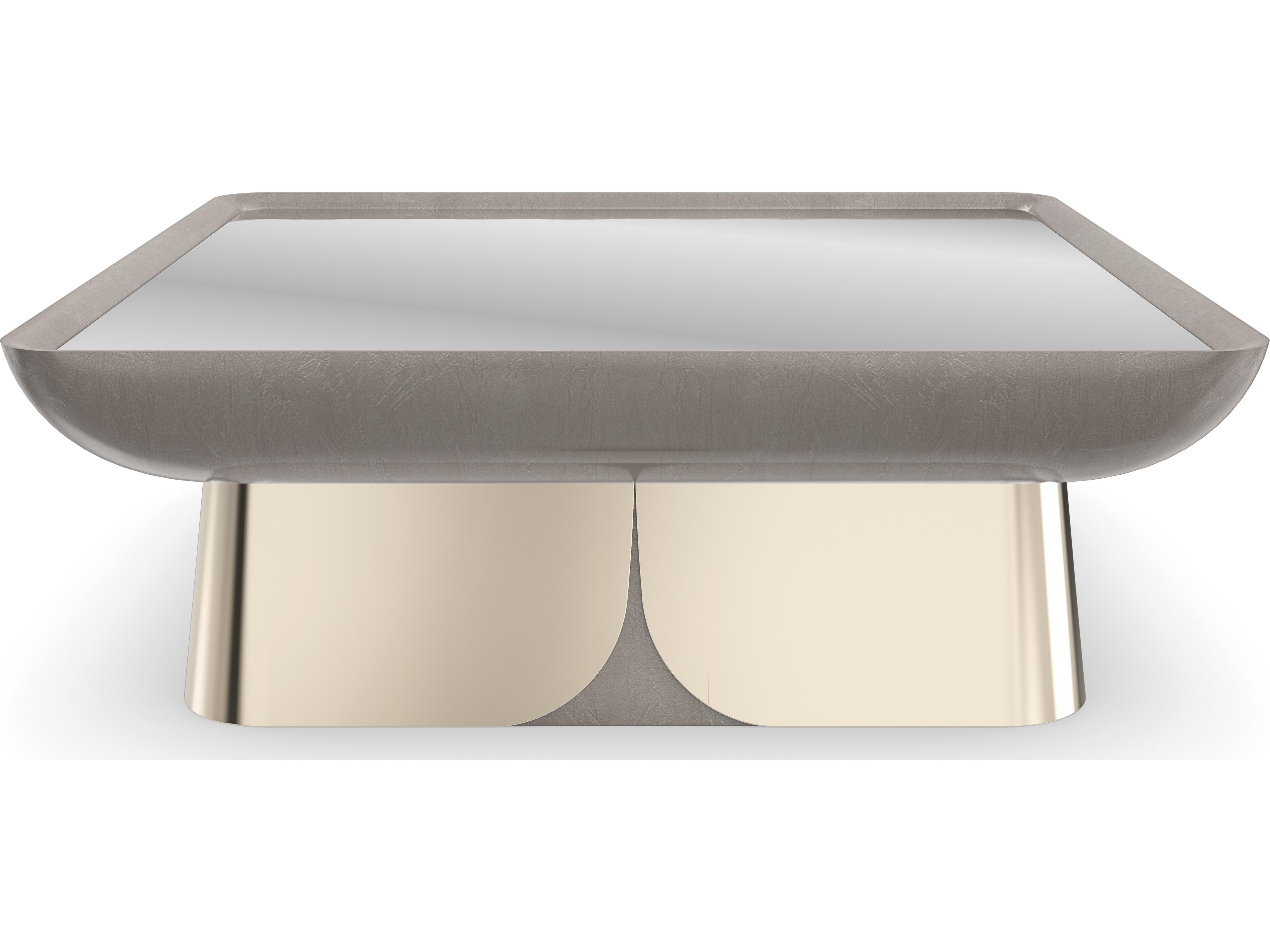 Caracole Classic Zenith Square Mirror Coffee Table