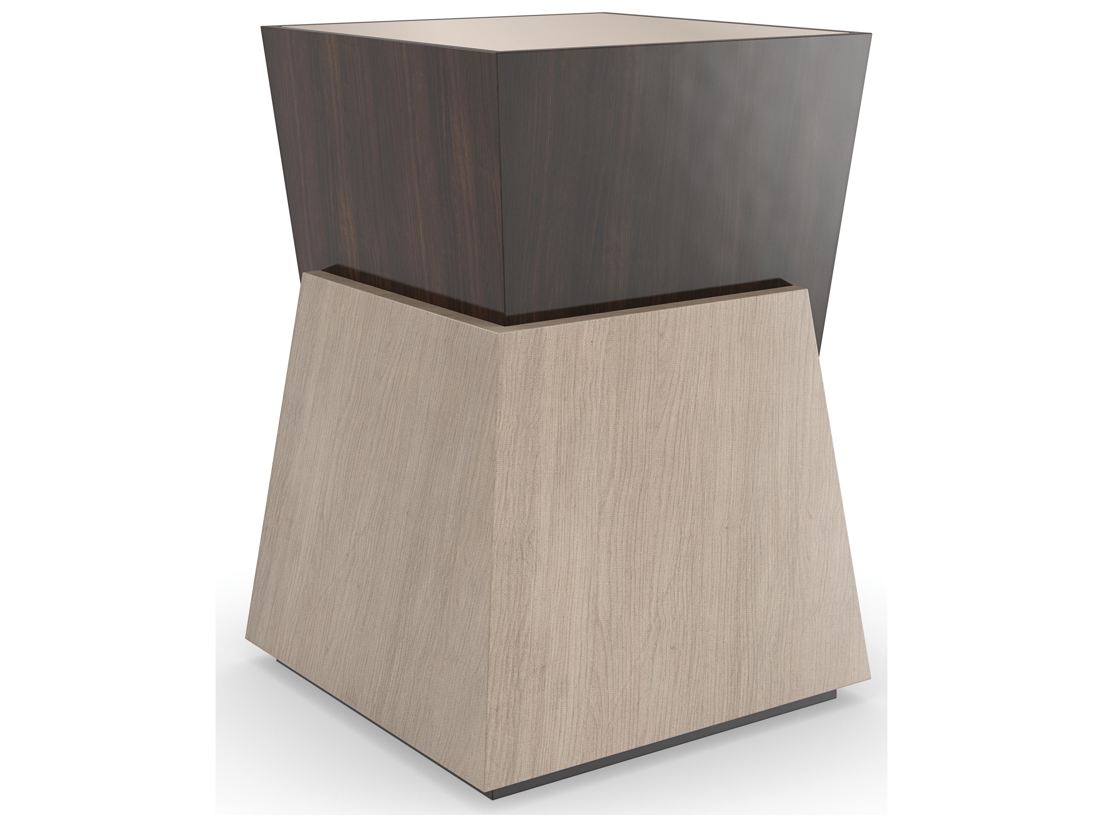 Caracole Classic Relativity Rectangular Mirror End Table