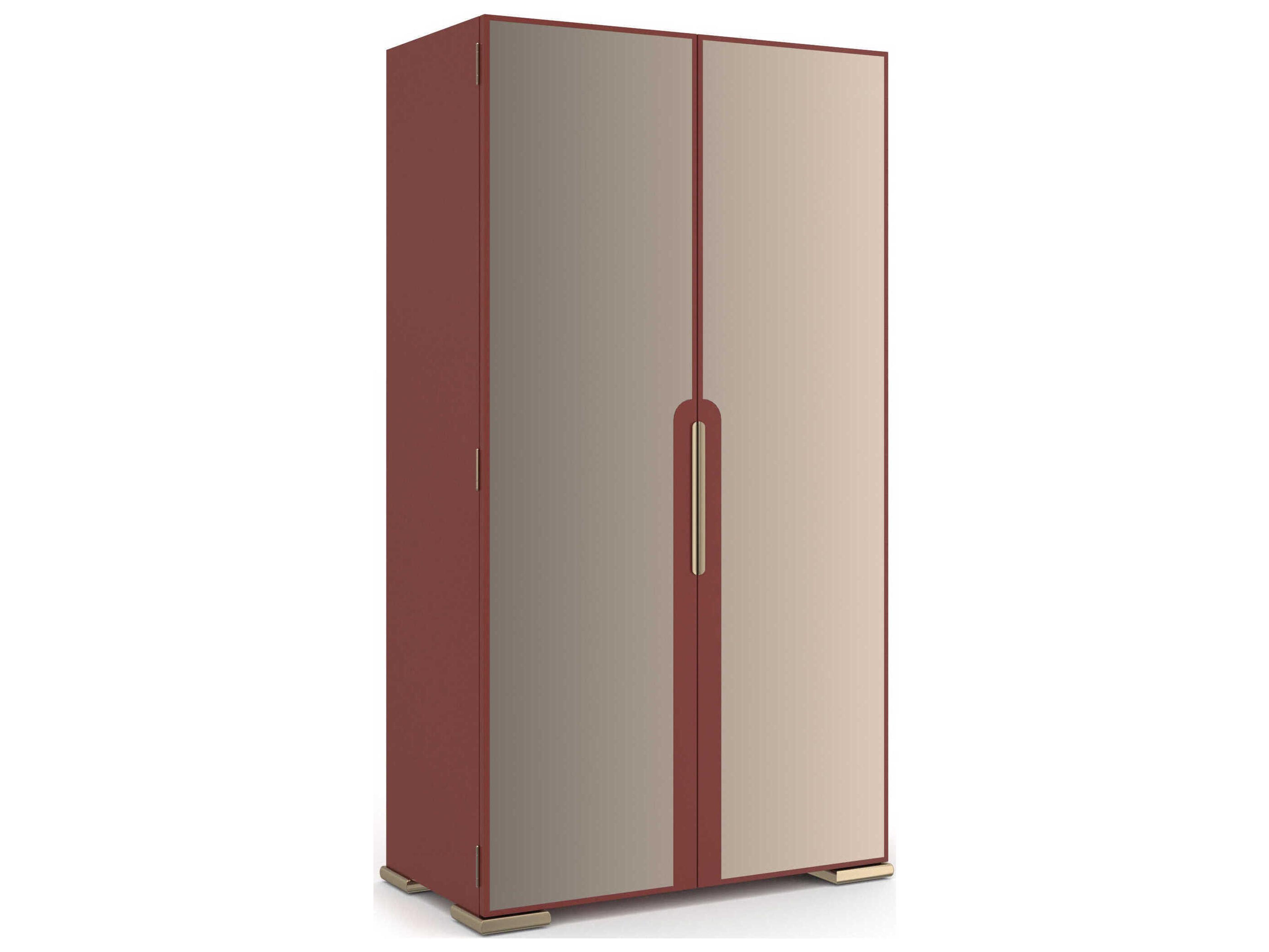 Allure Rouge Red Gloss Hardwood Wardrobe Armoire