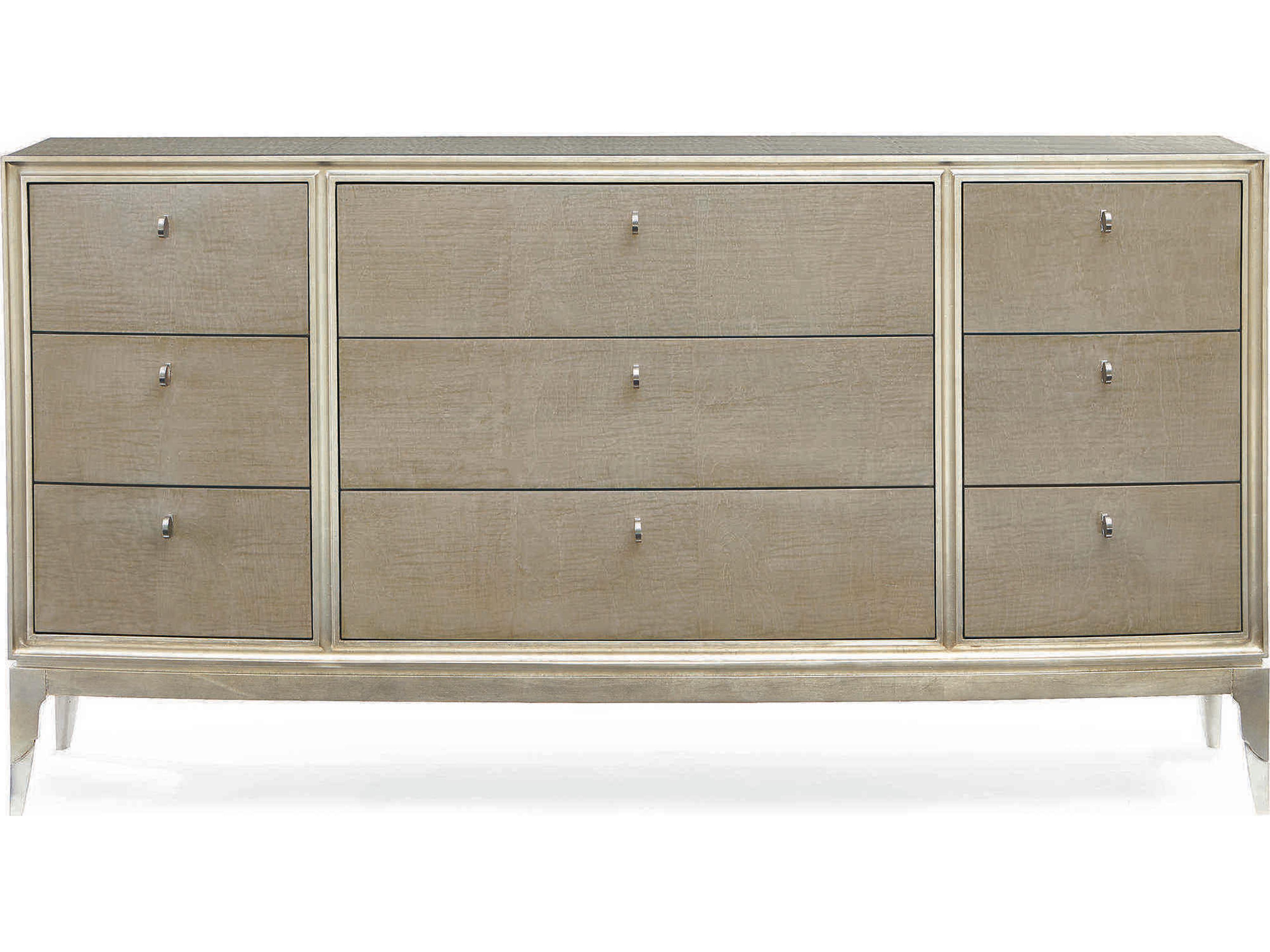 Caracole Classic Made to Shine 9-Drawers Brown Dresser