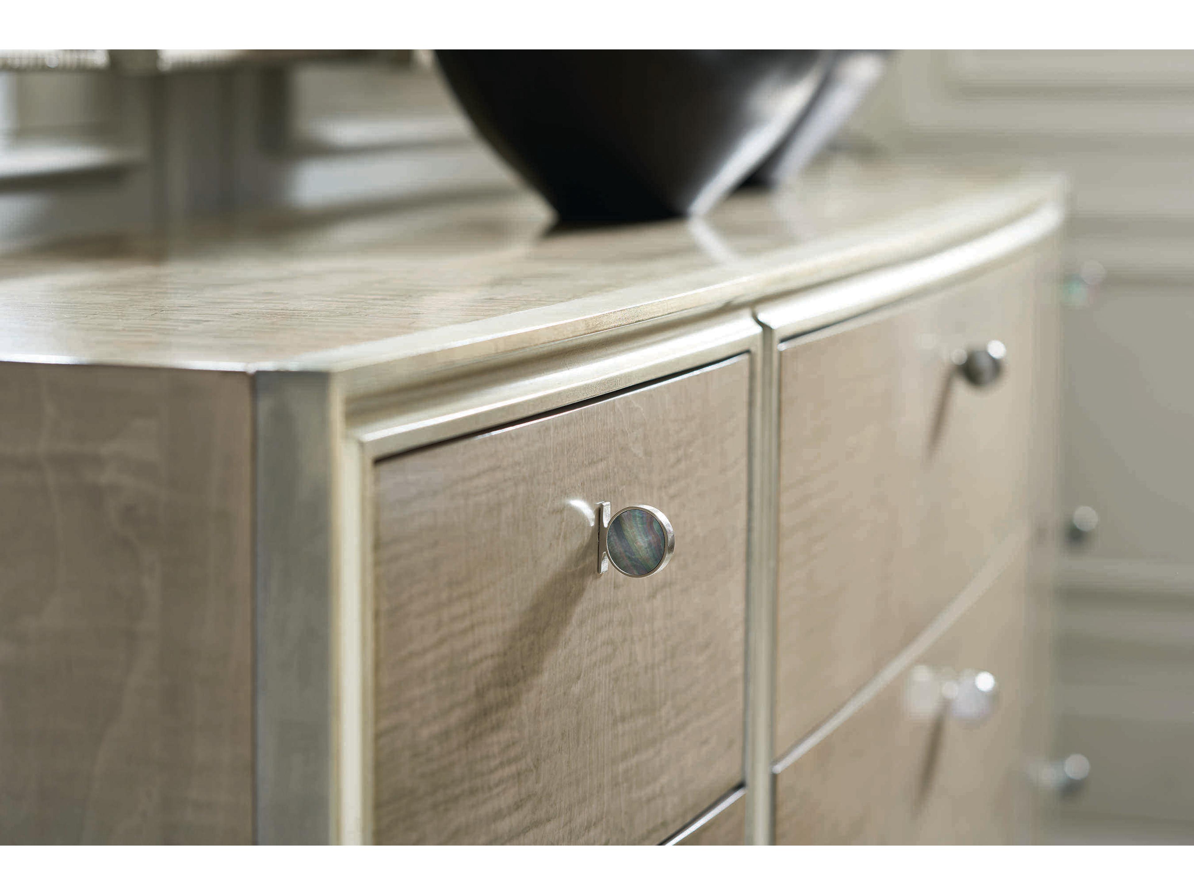 Caracole Classic Made to Shine 9-Drawers Brown Dresser