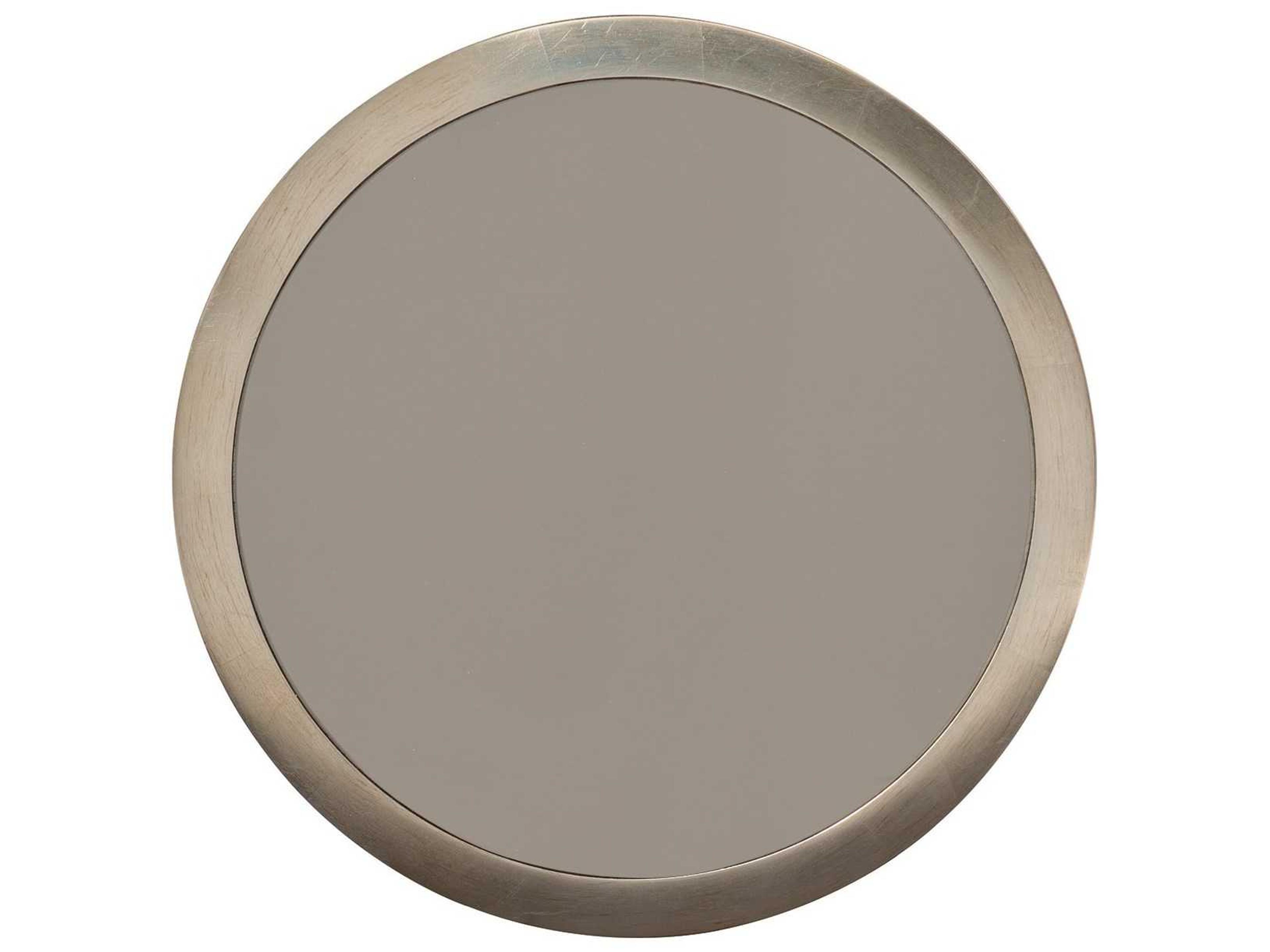 Caracole Classic Circle in Time Lobby Round Auric Gold Bullion Coffee Table