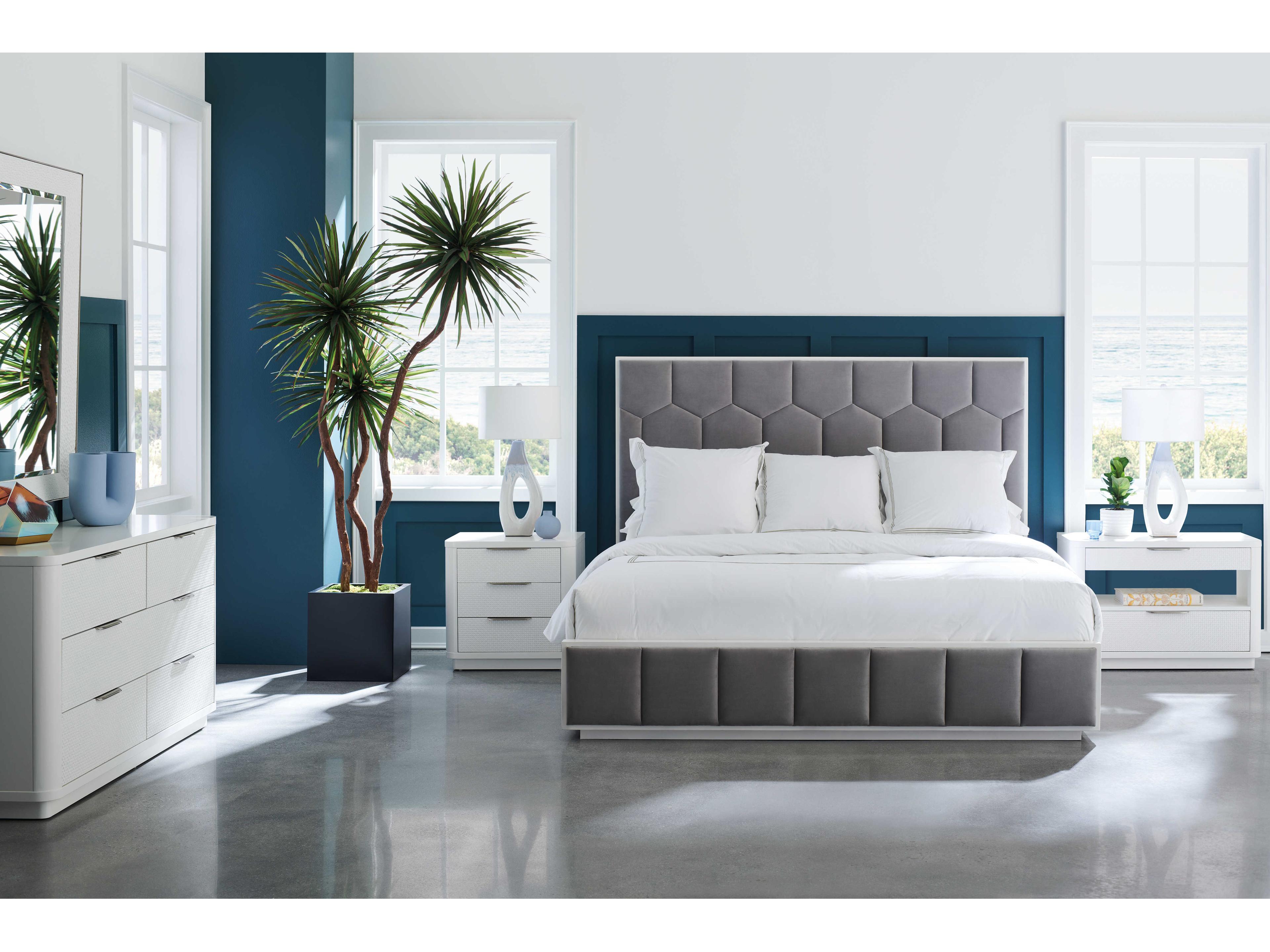 Caracole Classic In Touch 2-Drawers Birch Wood Nightstand