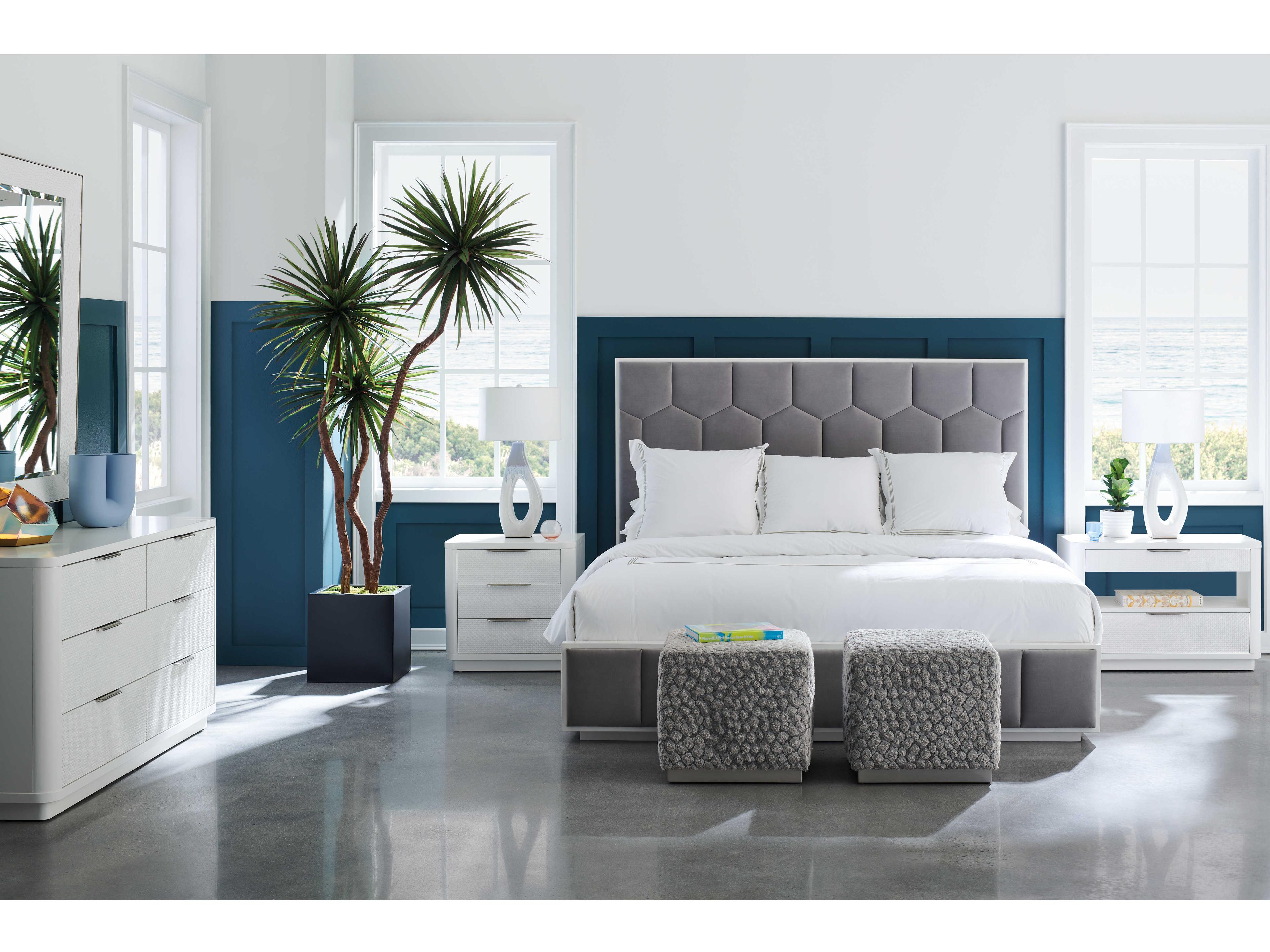 Caracole Classic In Touch 2-Drawers Birch Wood Nightstand