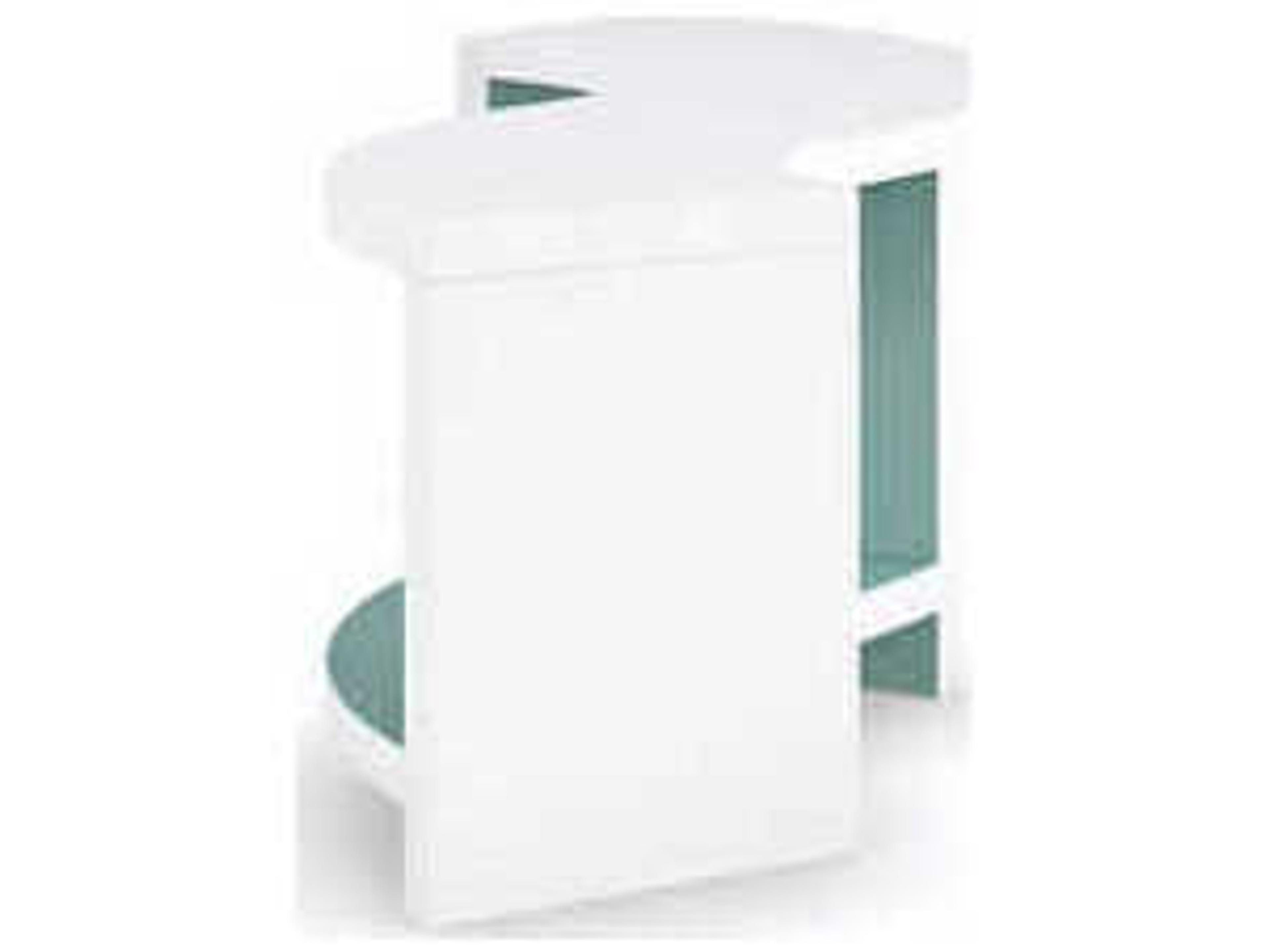 Caracole Classic Overflow Wood Lucent White Oasis Cocktail Table