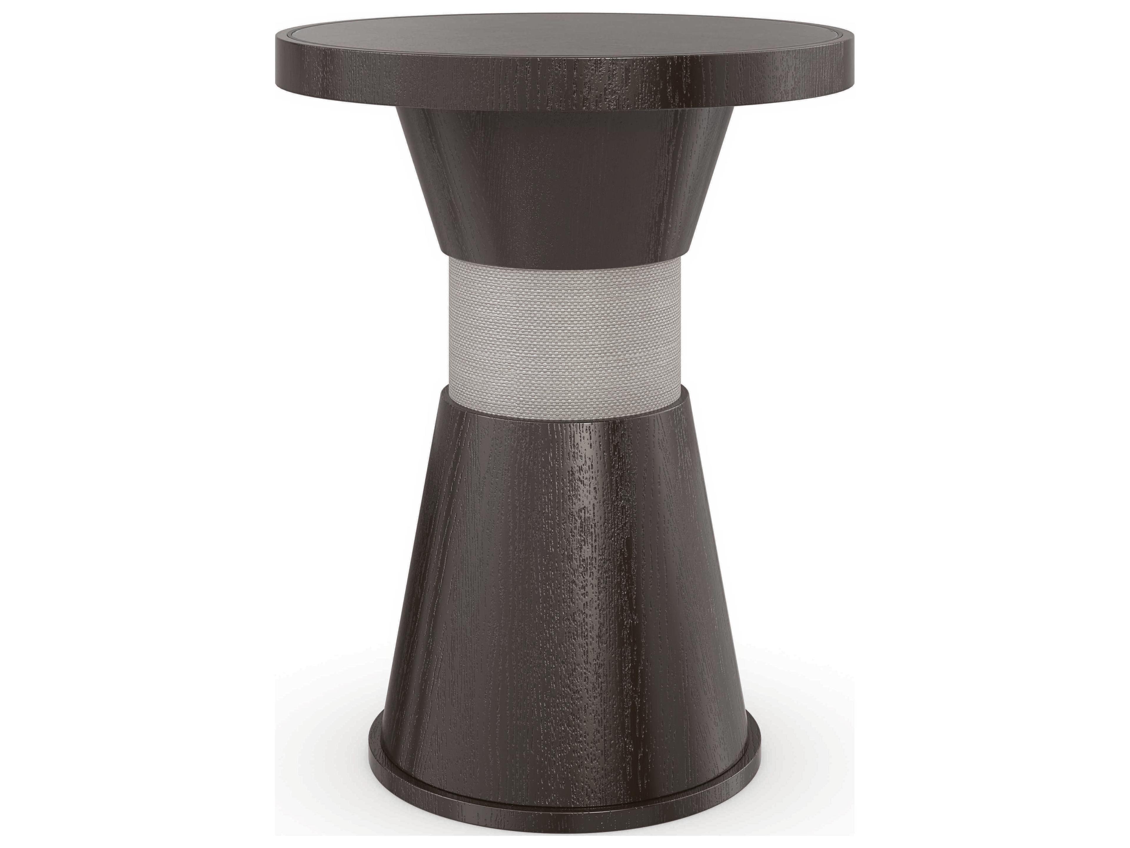 Caracole Classic Periscope Round Wood End Table