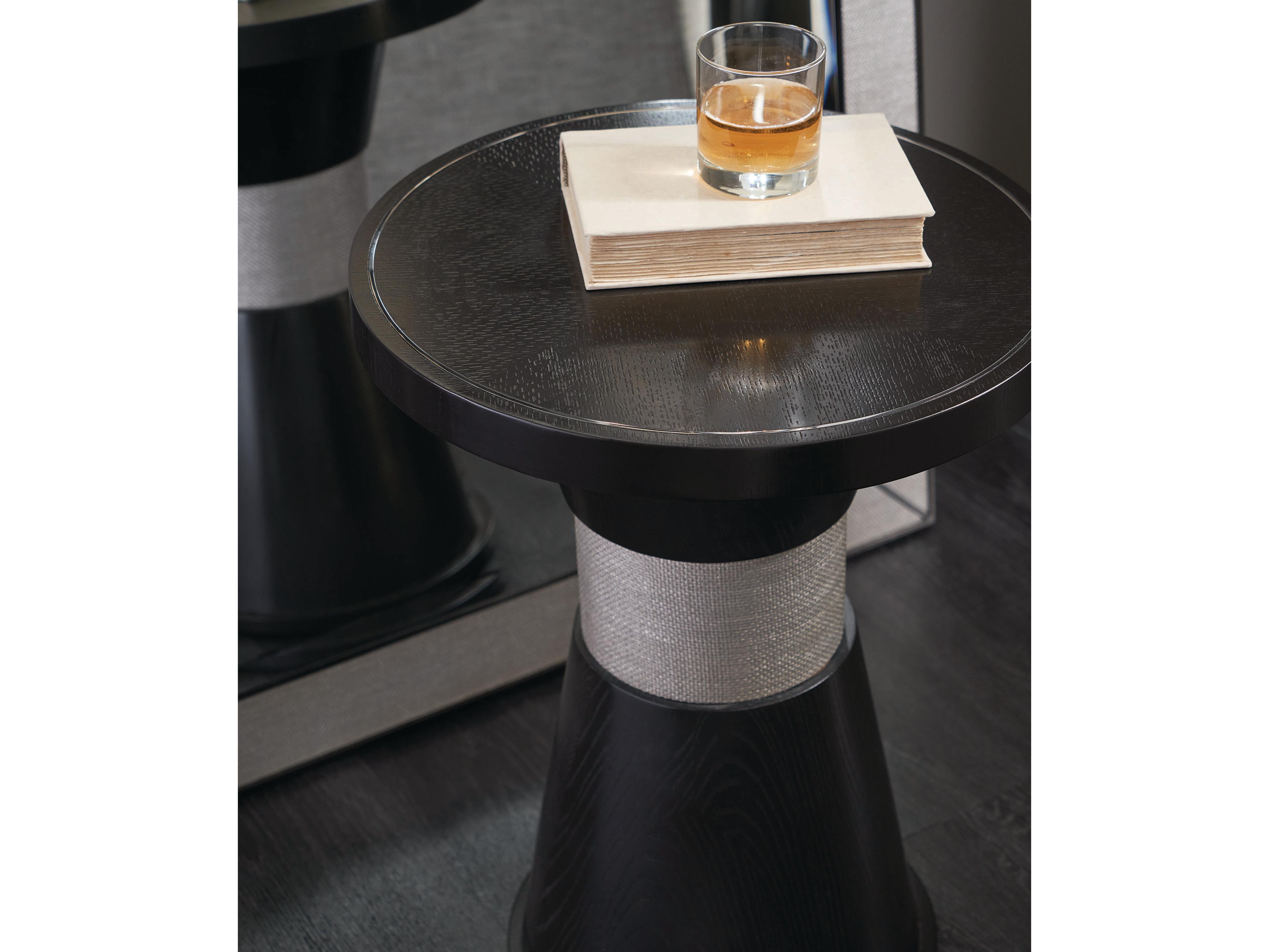 Caracole Classic Periscope Round Wood End Table