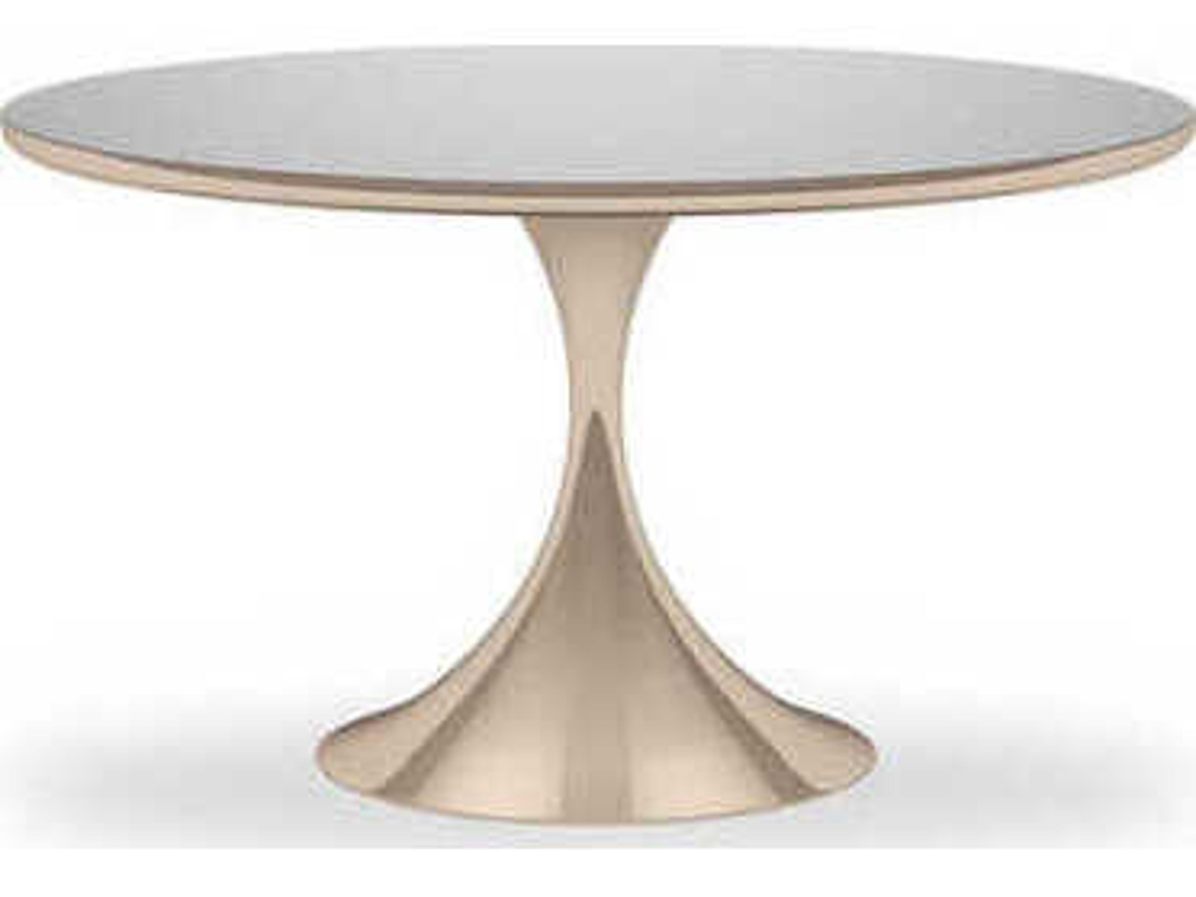 Classic Semper Round Mirror Dining Table