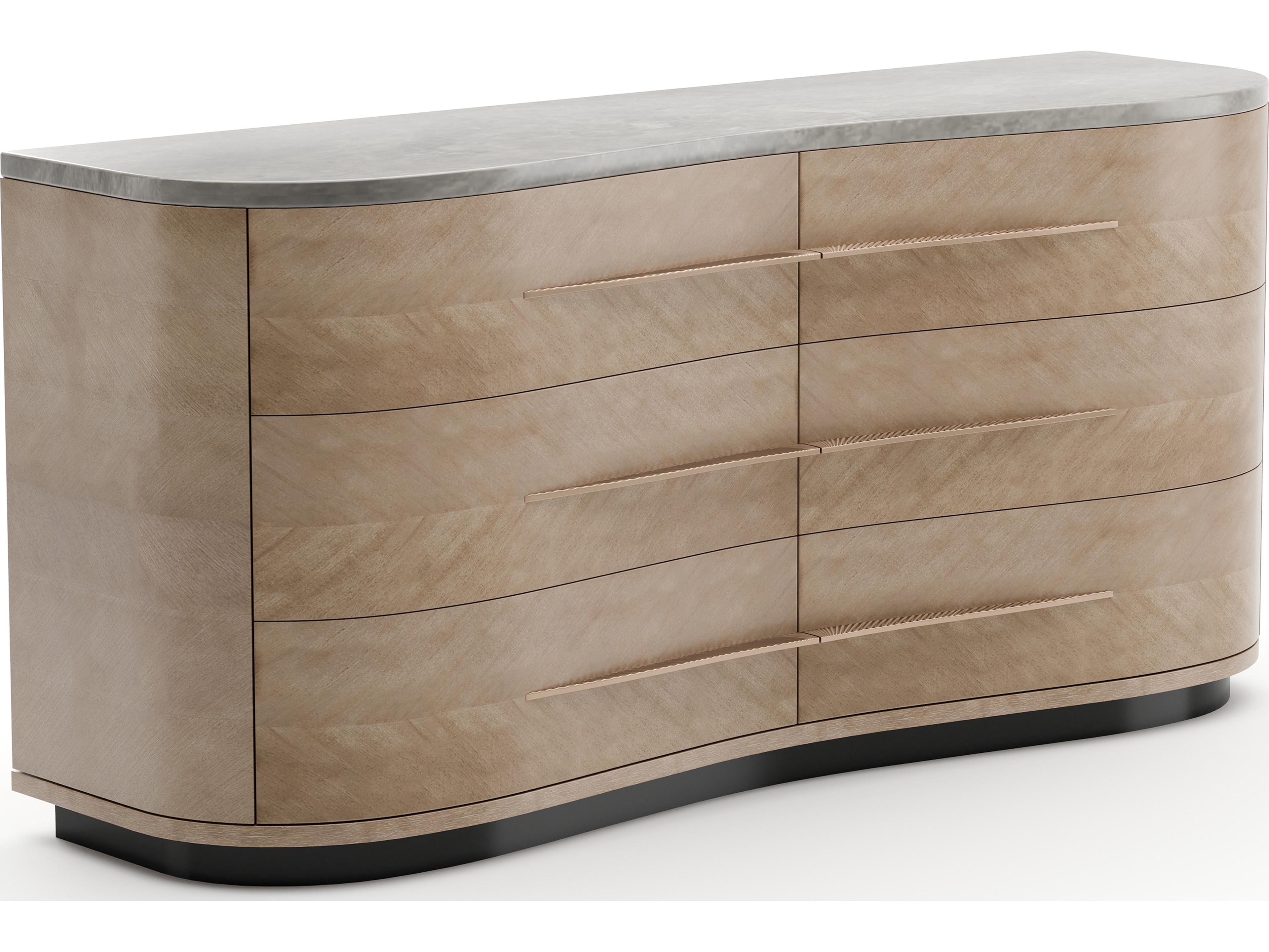 Caracole Roam 6-Drawers Brown Double Dresser