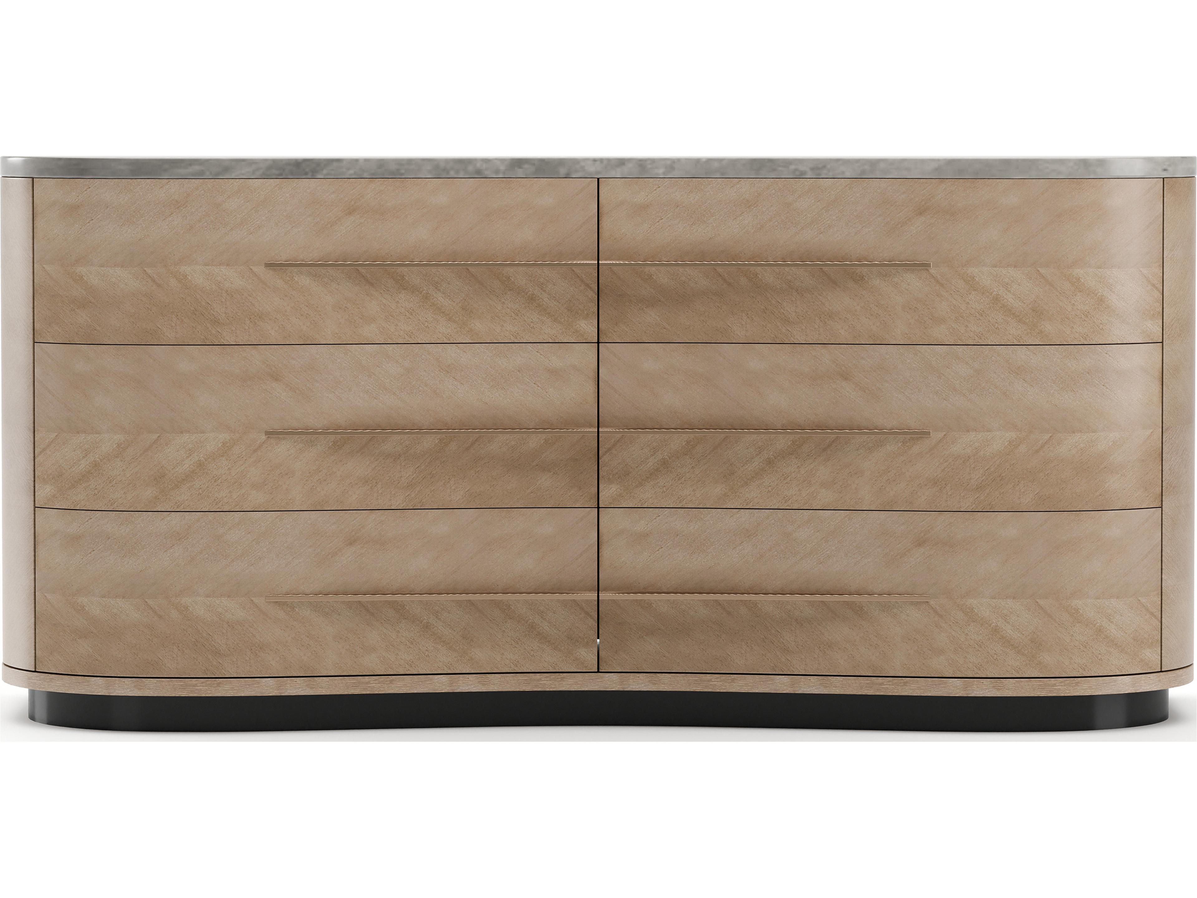 Caracole Roam 6-Drawers Brown Double Dresser