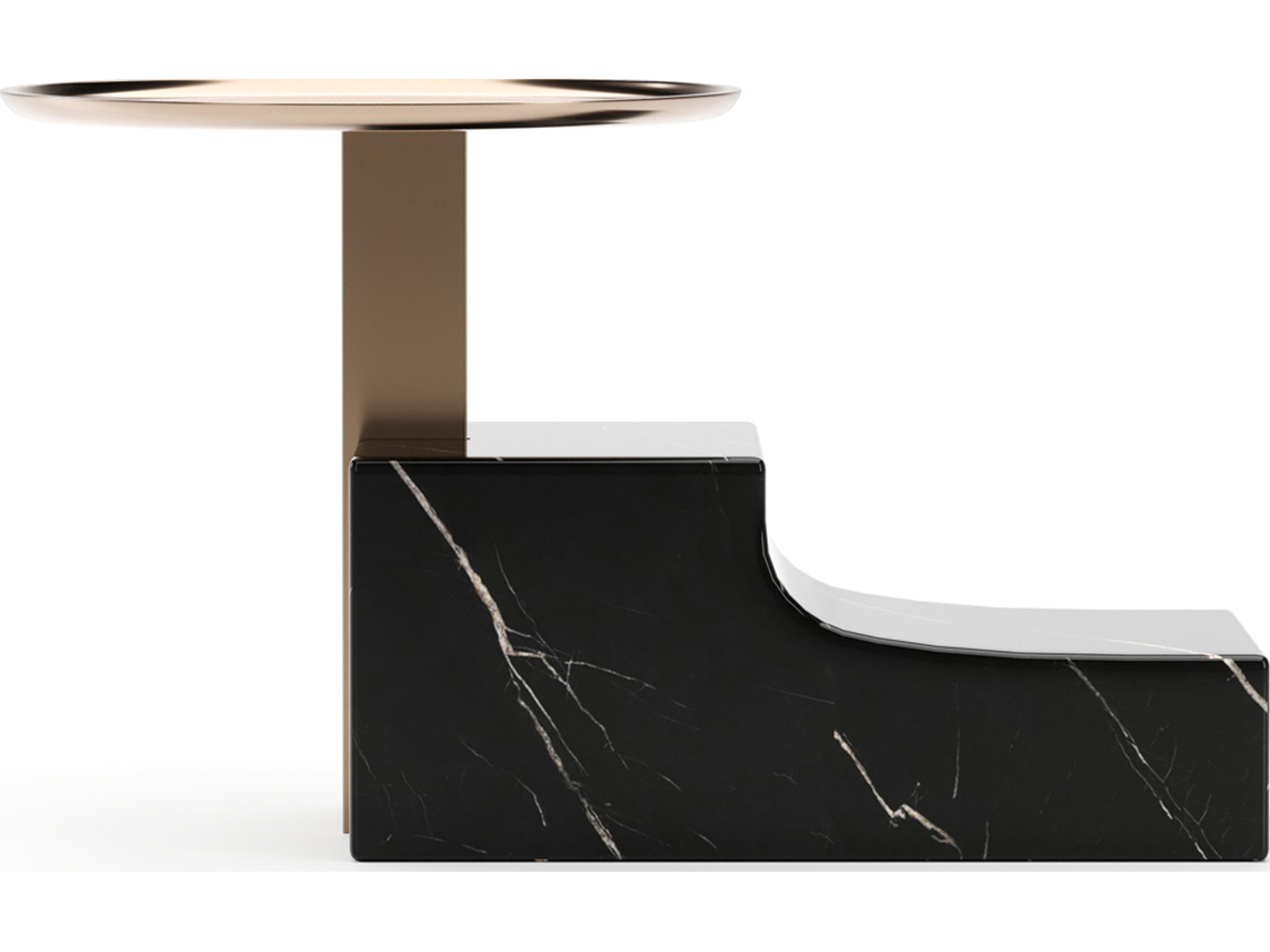 Caracole Overlap Black Nightstand