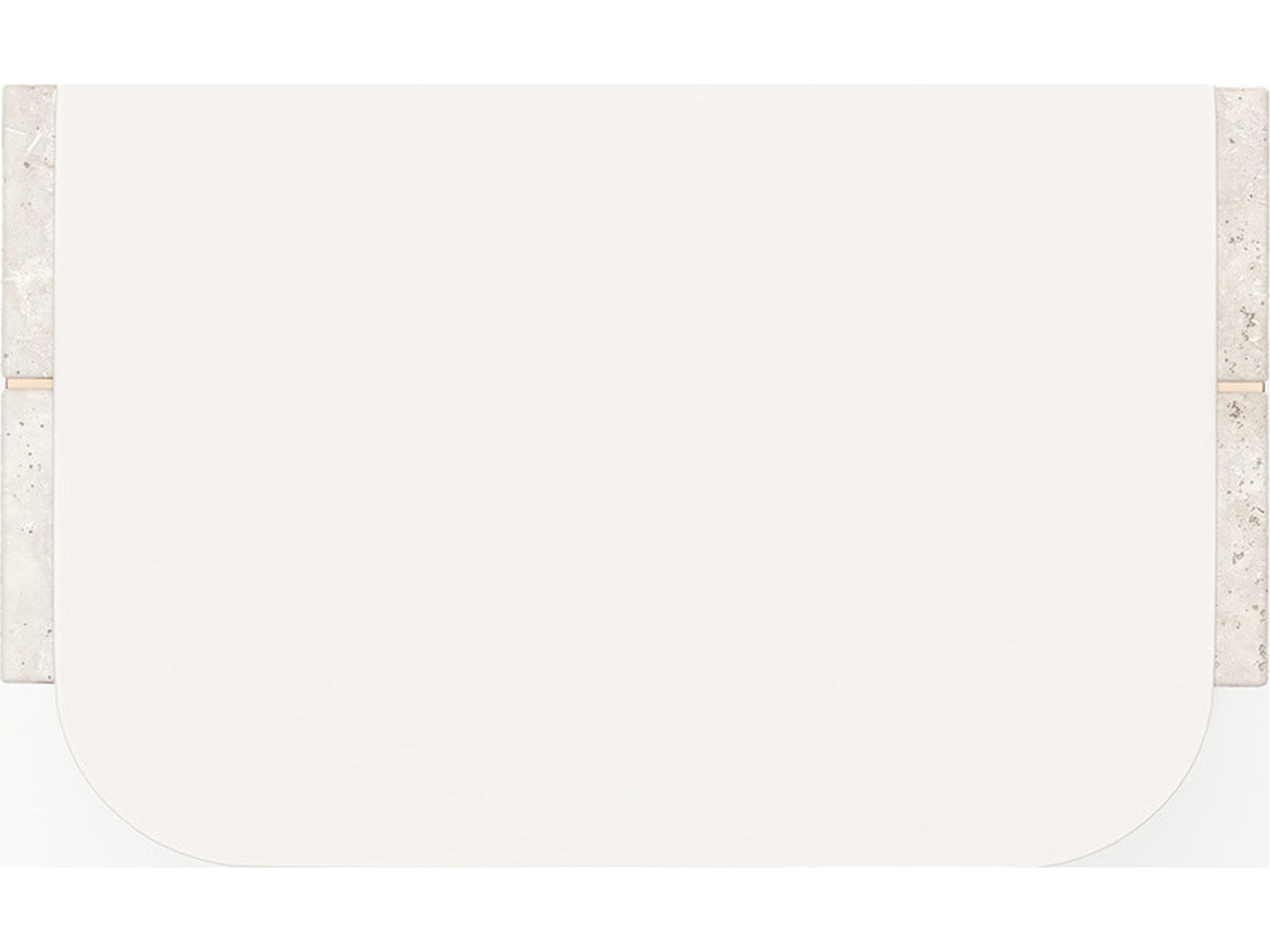 Caracole Overlap 2-Drawers Beige Nightstand