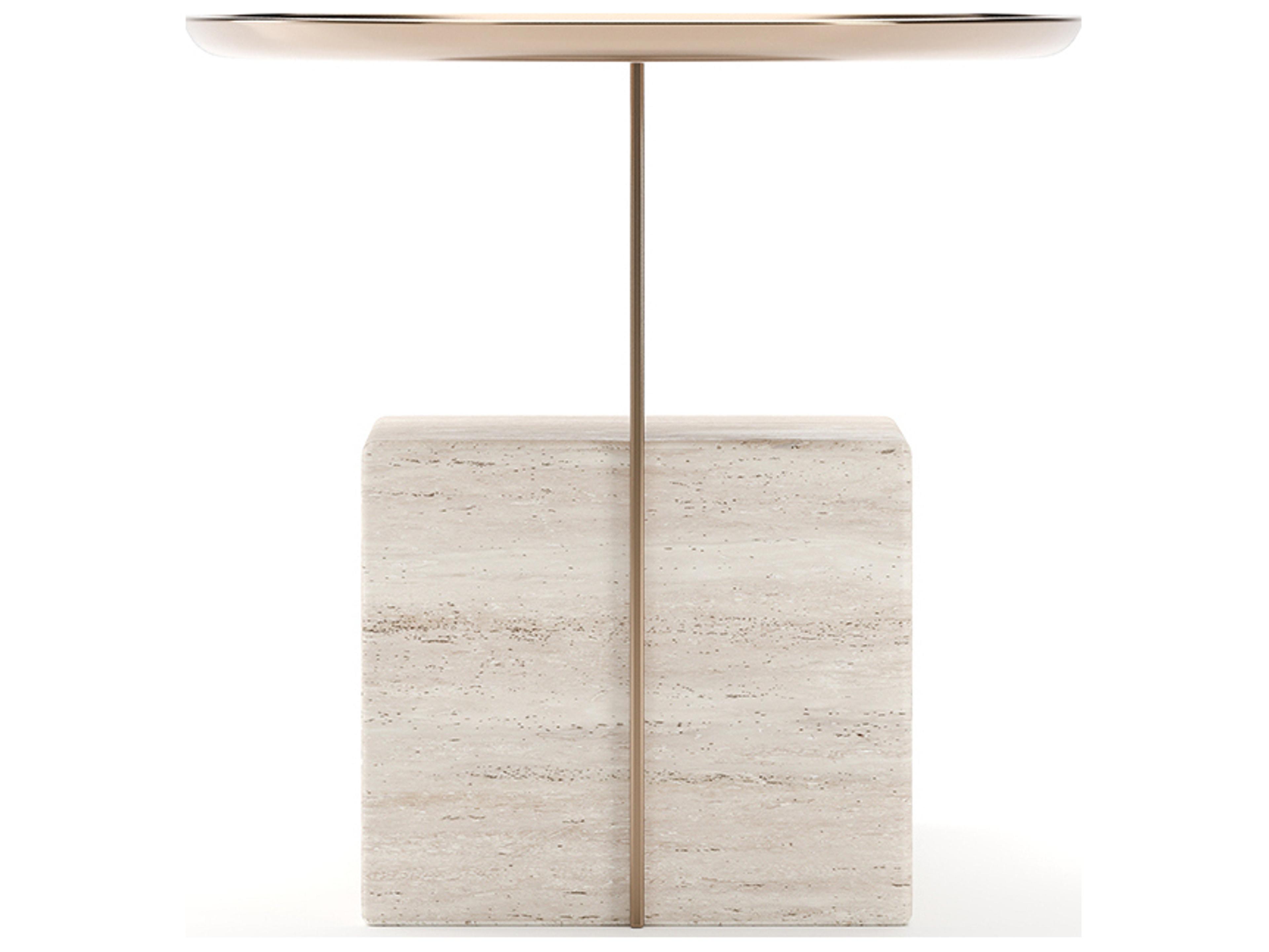 Caracole Overlap Beige Nightstand