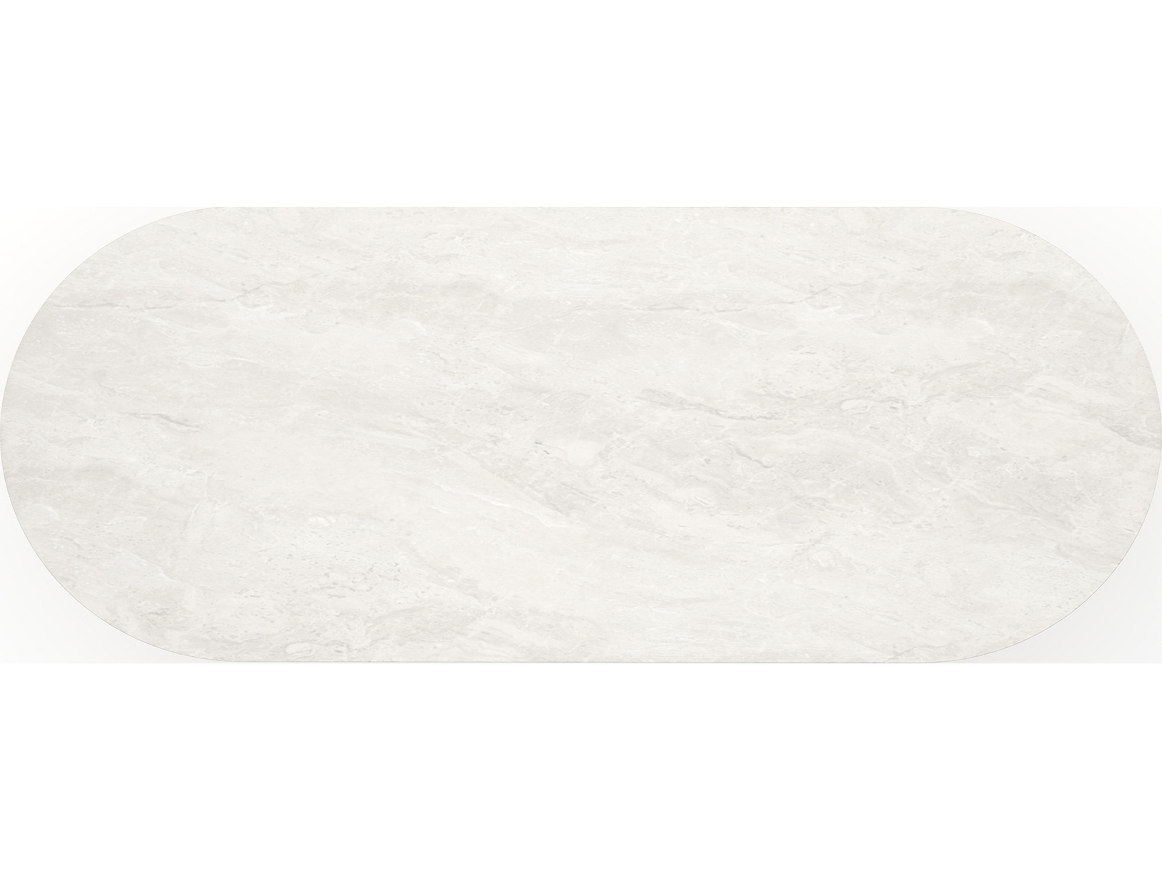 Caracole Rhythm Oval Stone Dining Table