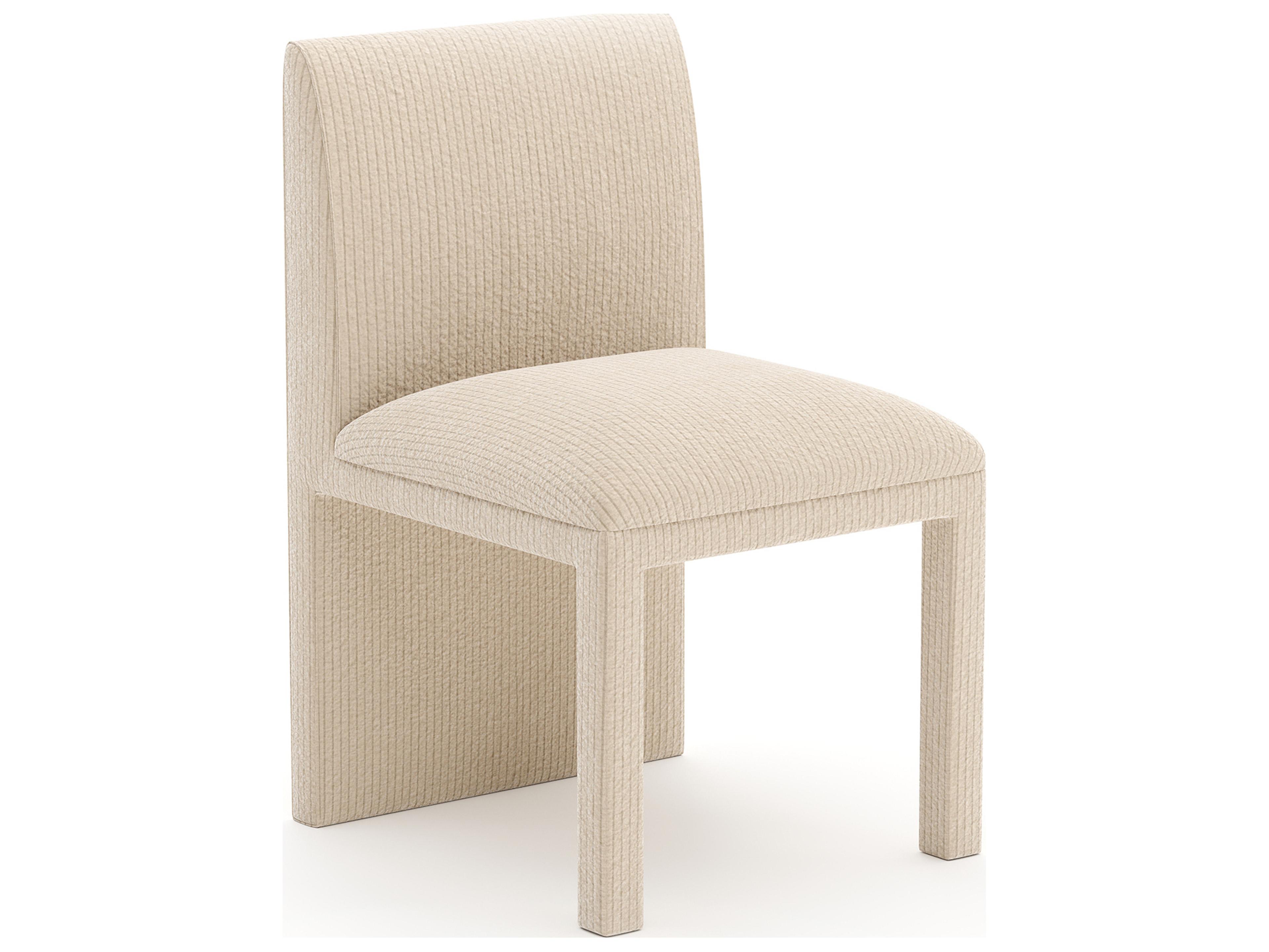 Caracole Precipice Beige Upholstered Armless Dining Chair