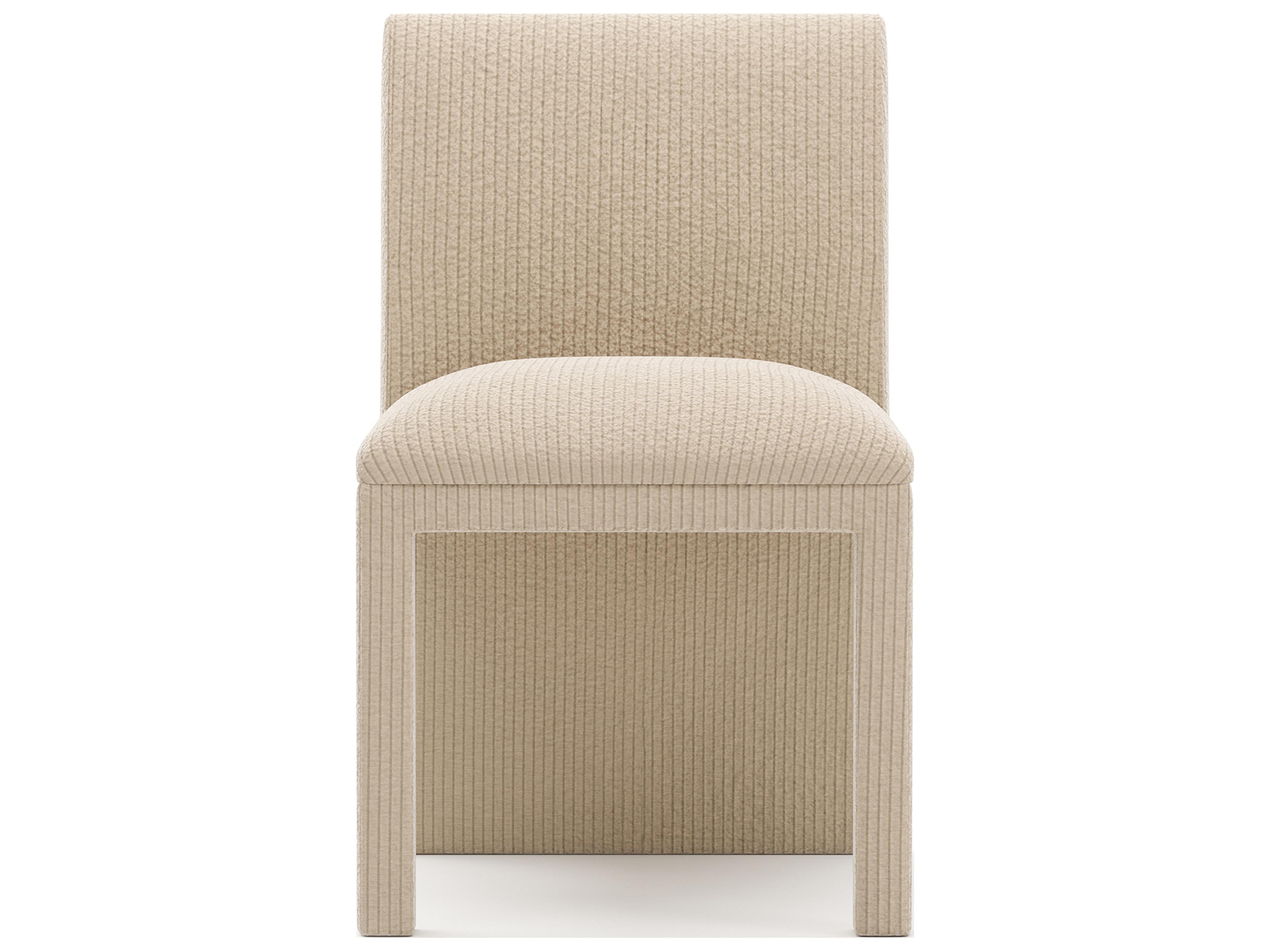 Caracole Precipice Beige Upholstered Armless Dining Chair