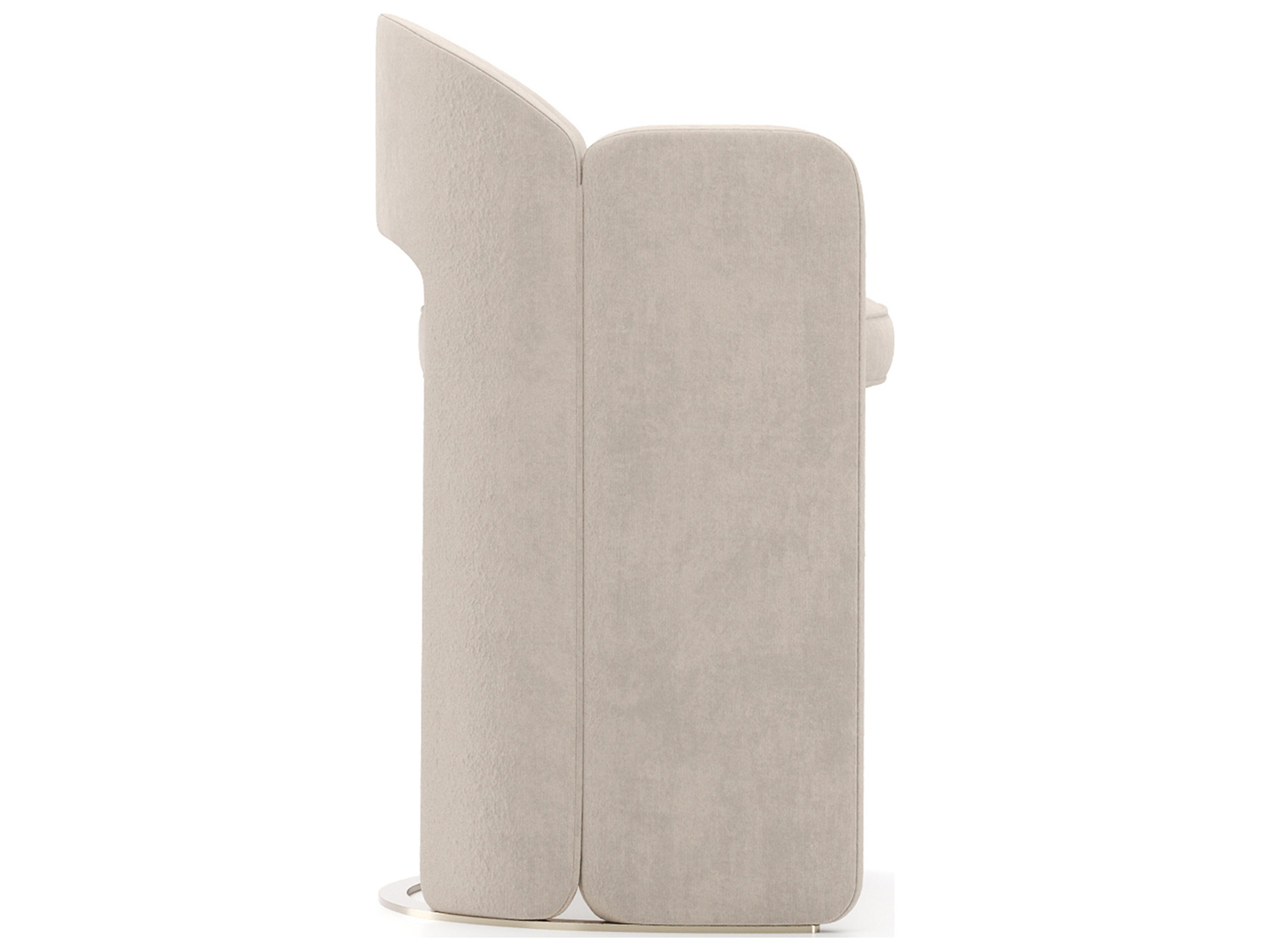 Caracole Overlap Upholstered Counter Stool