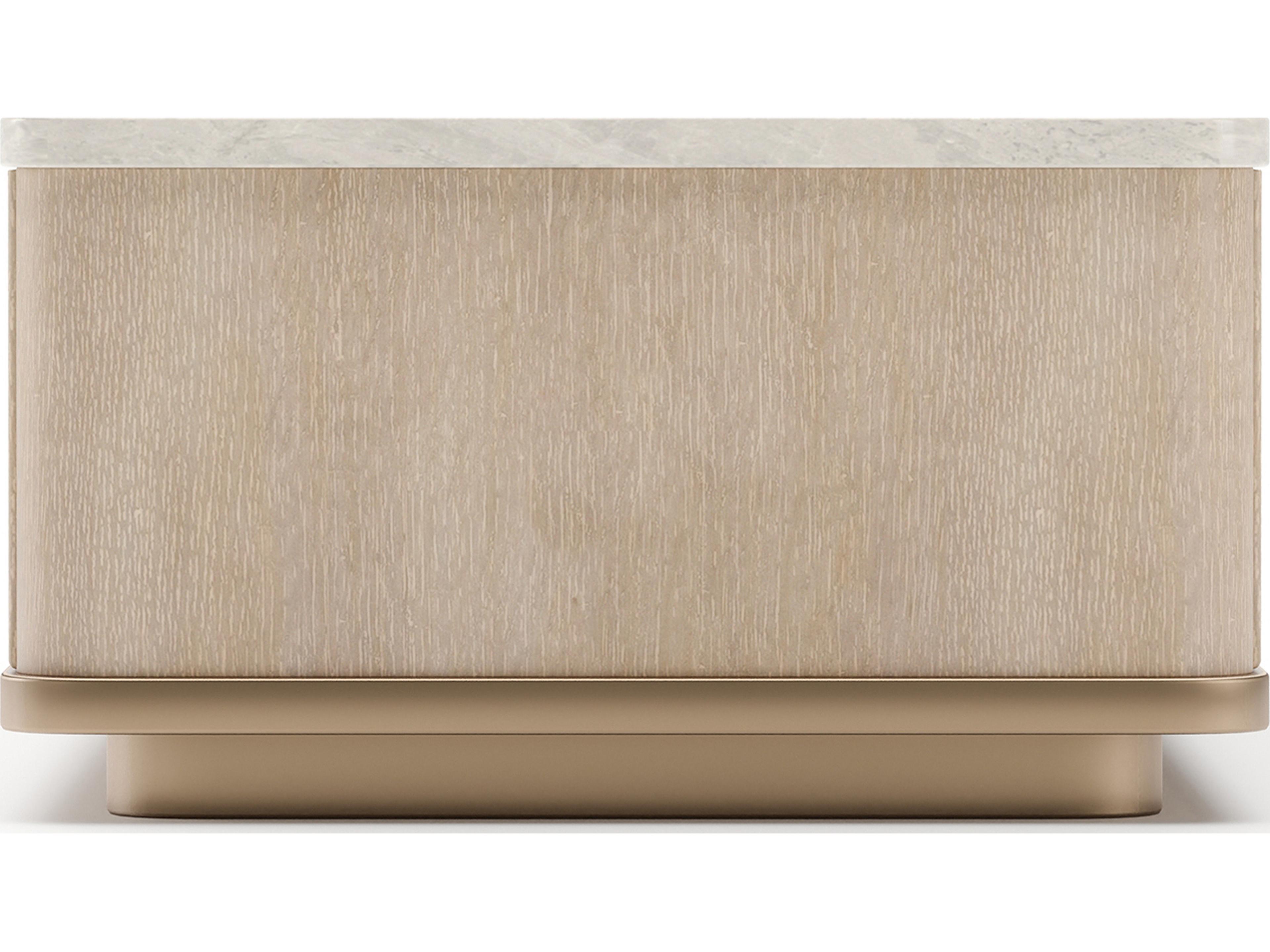 Caracole Rhythm Rectangular Stone Coffee Table