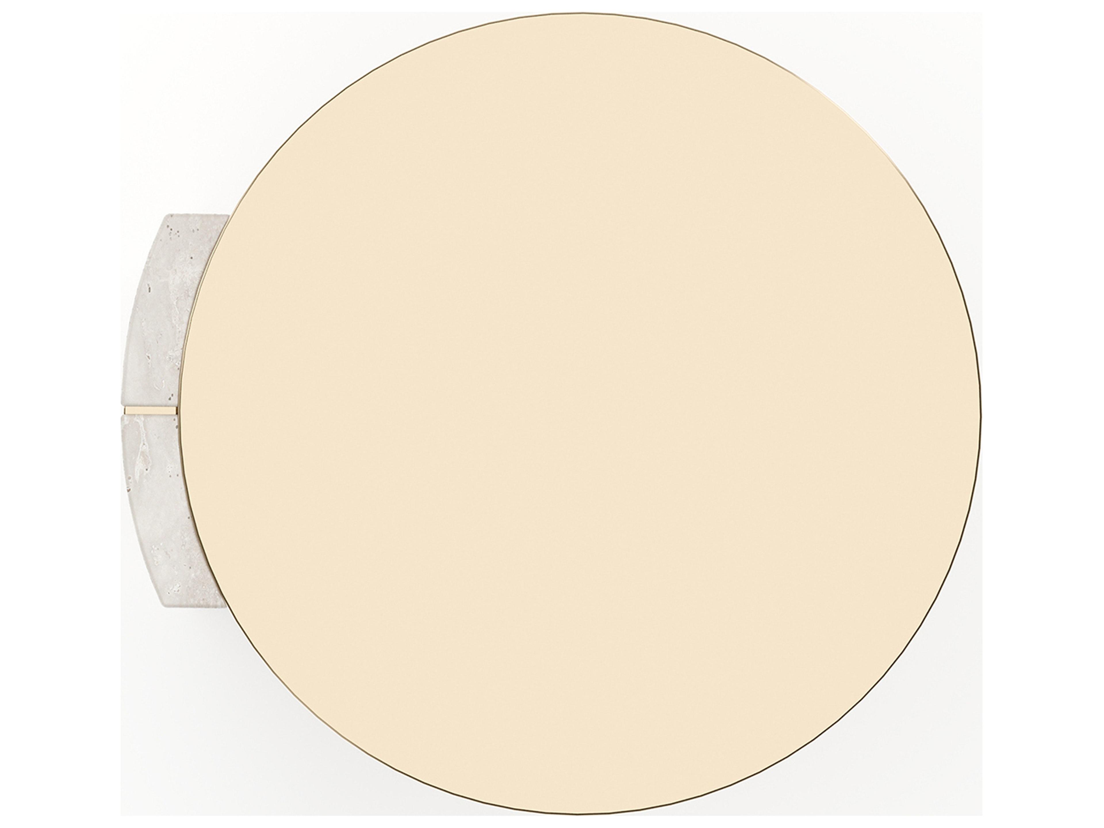 Caracole Overlap Round Metal End Table