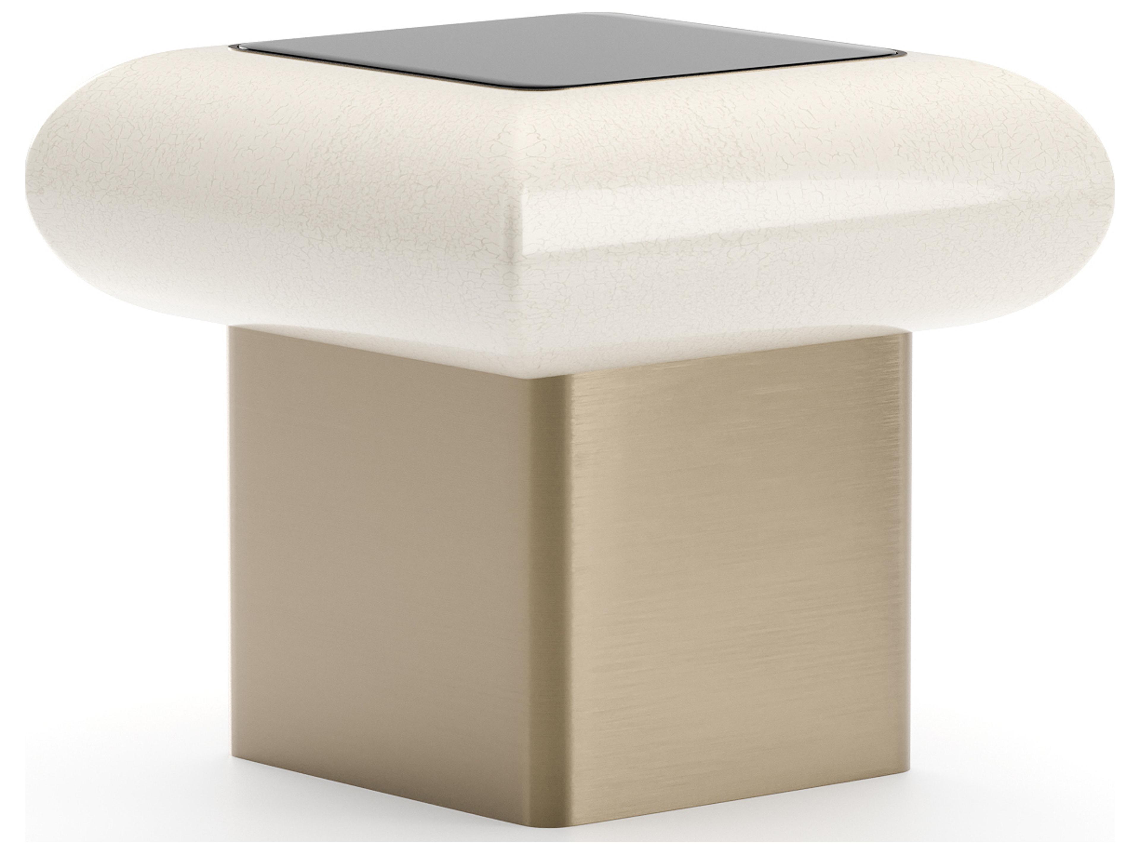 Seta Square Glass End Table