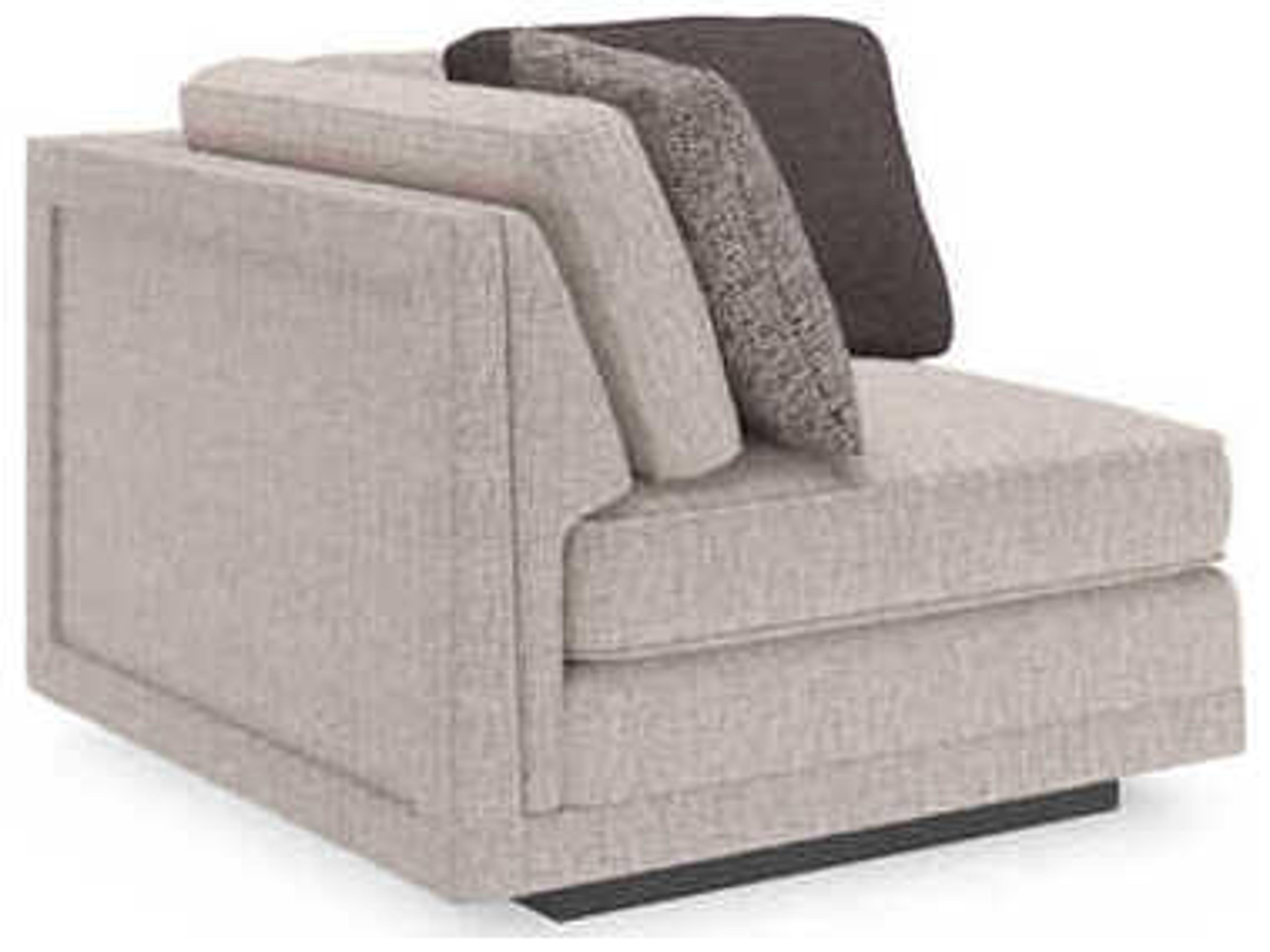 Modern Fusion Fusion Unit Beige Fabric Modular Chair