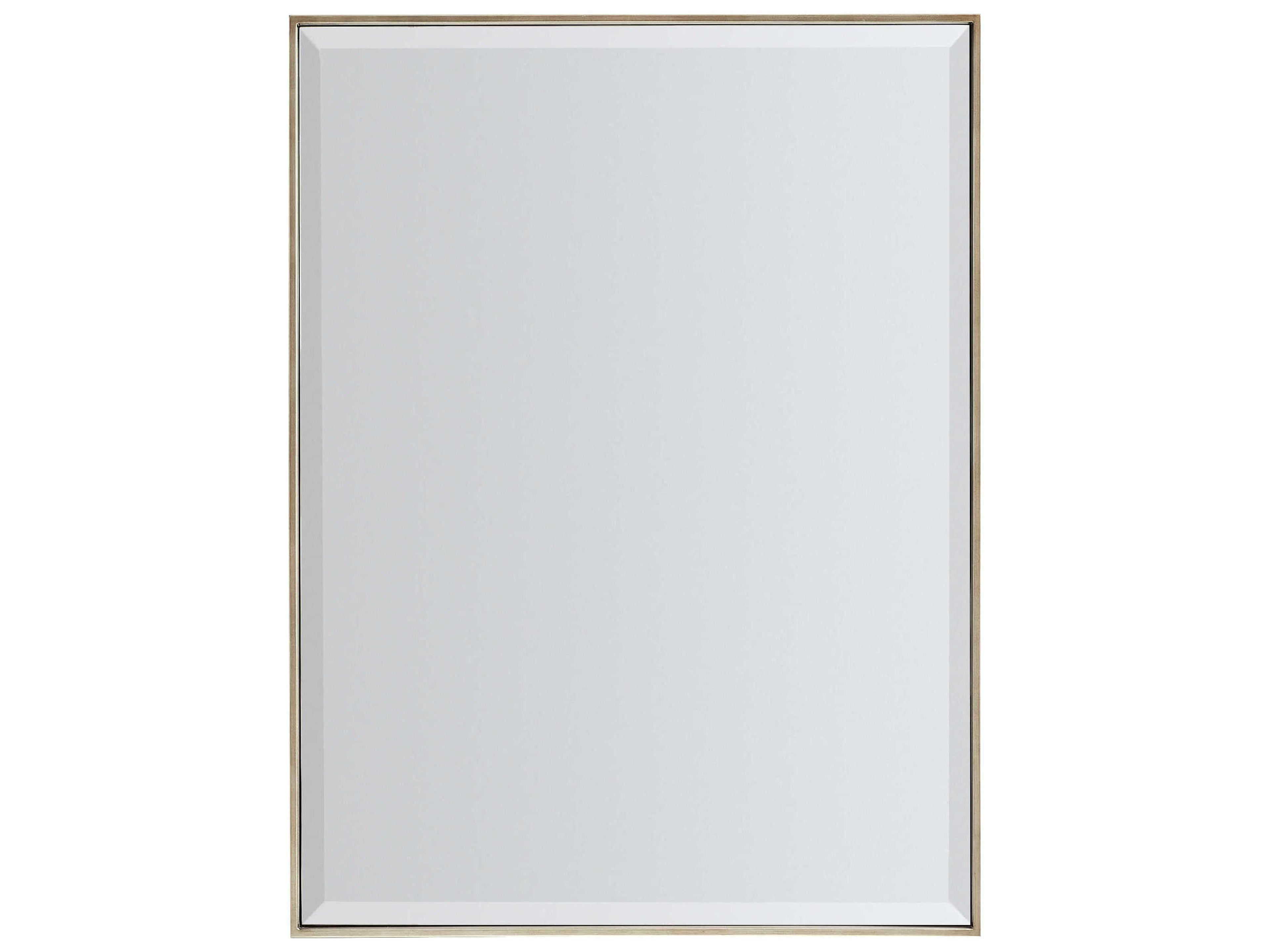 Modern Artisan Remix Rectangle Mirror in Bronze Gold Metal