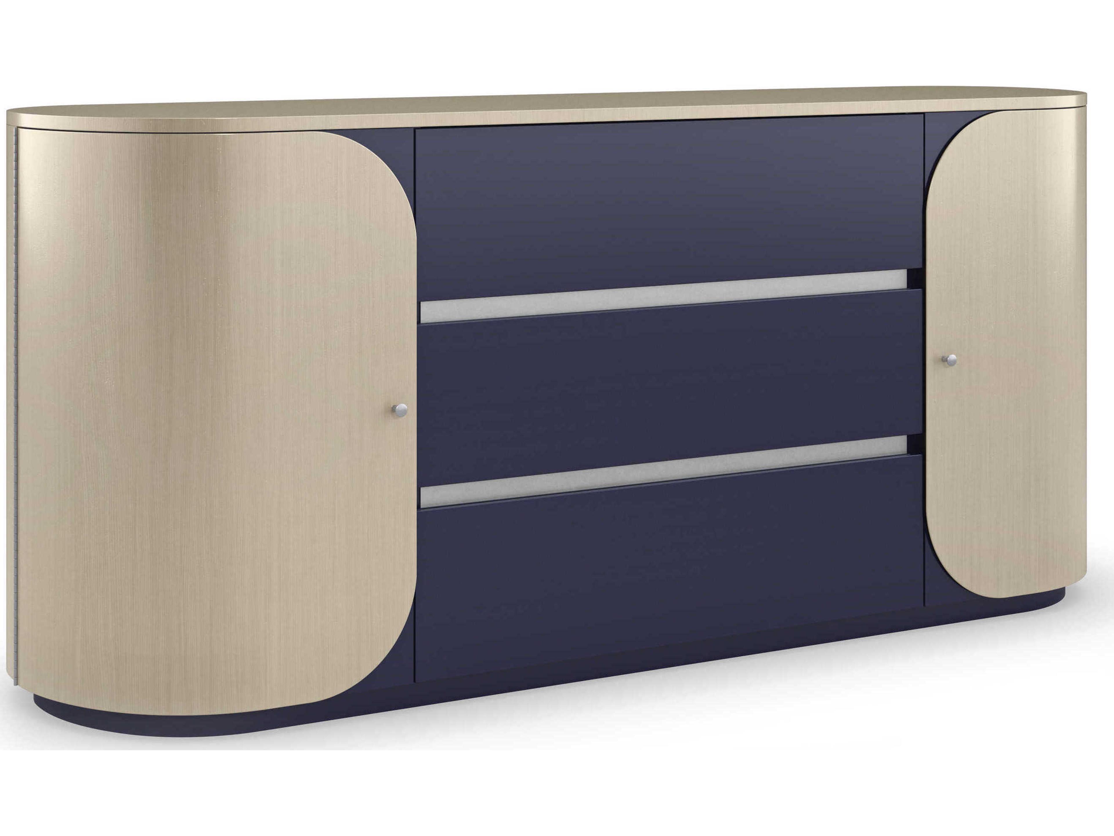 La Moda Da Vita 3-Drawers Burlwood Dresser