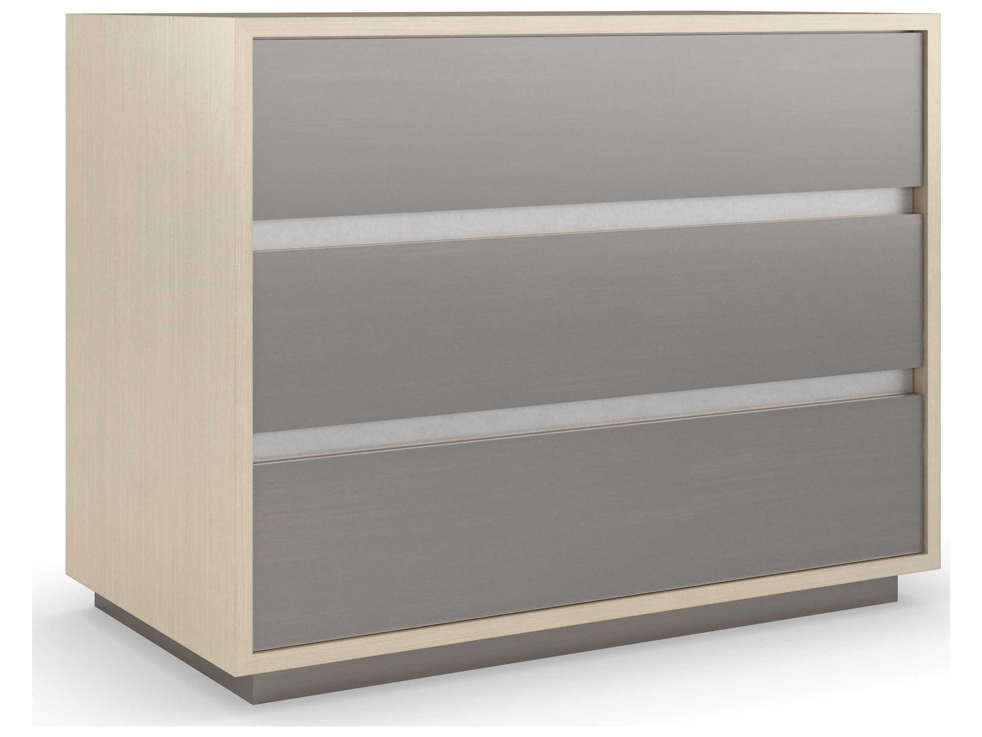 La Moda Da Vita Large 3-Drawers Brown Birch Wood Nightstand